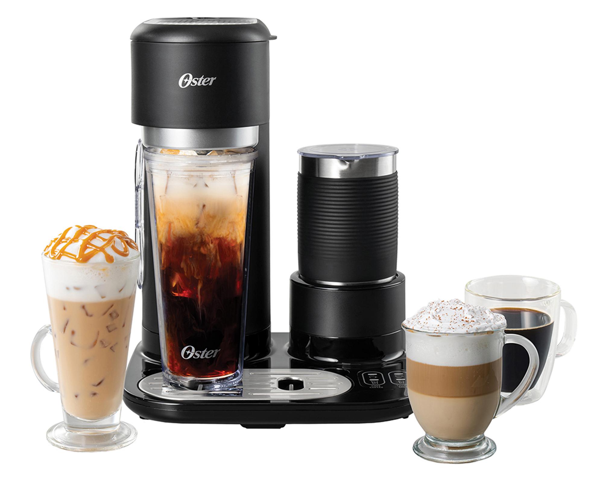 Cafetera latte 650 ml BVSTDC02B-052 con espumador negro-2