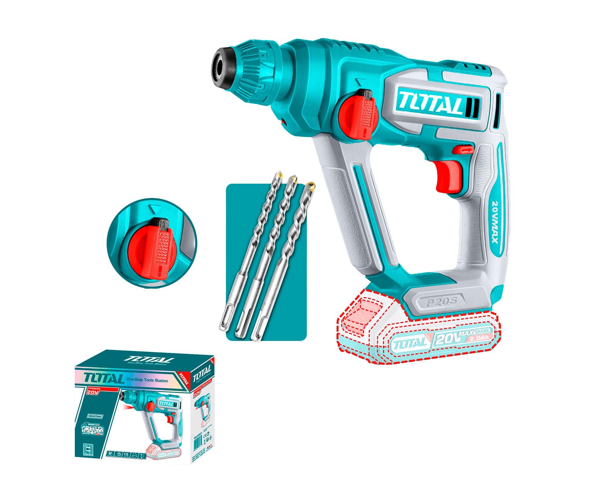 Rotomartillo inalámbrico Litio-Ion TRHLI2201 20V-1