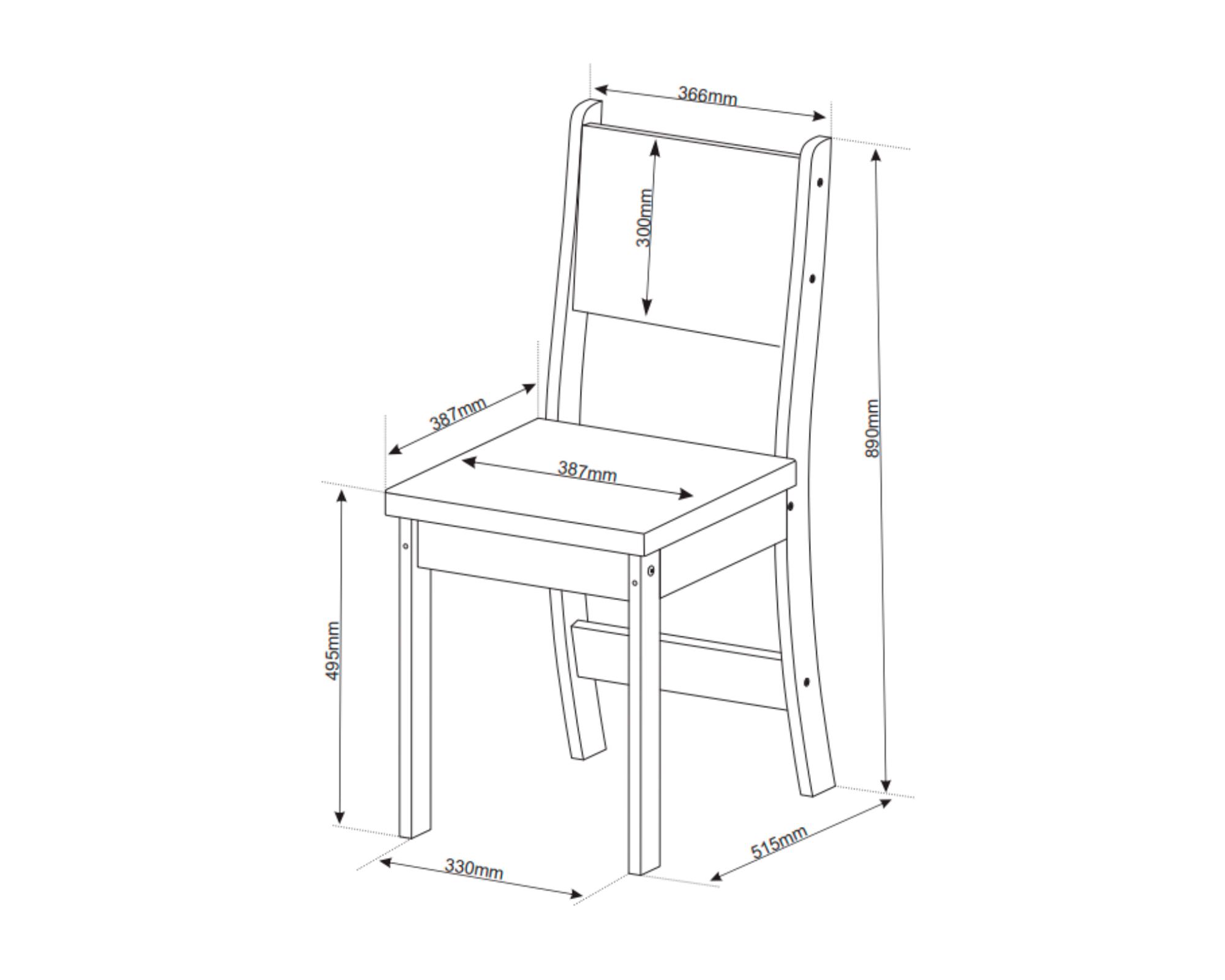 Juego de comedor 4 personas rectangular Palace amedoa-3