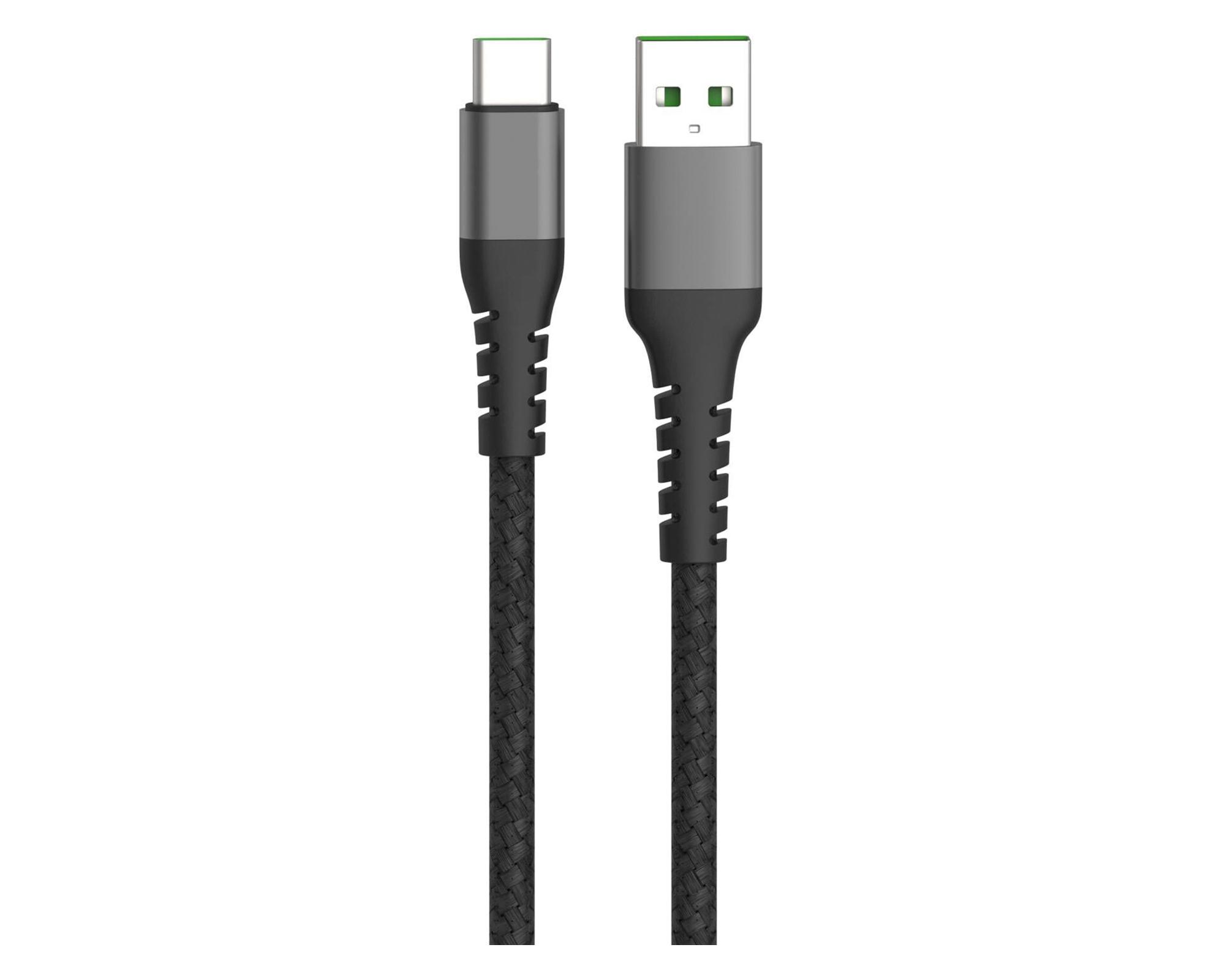 Cable USB a tipo C Súper rápido negro-0