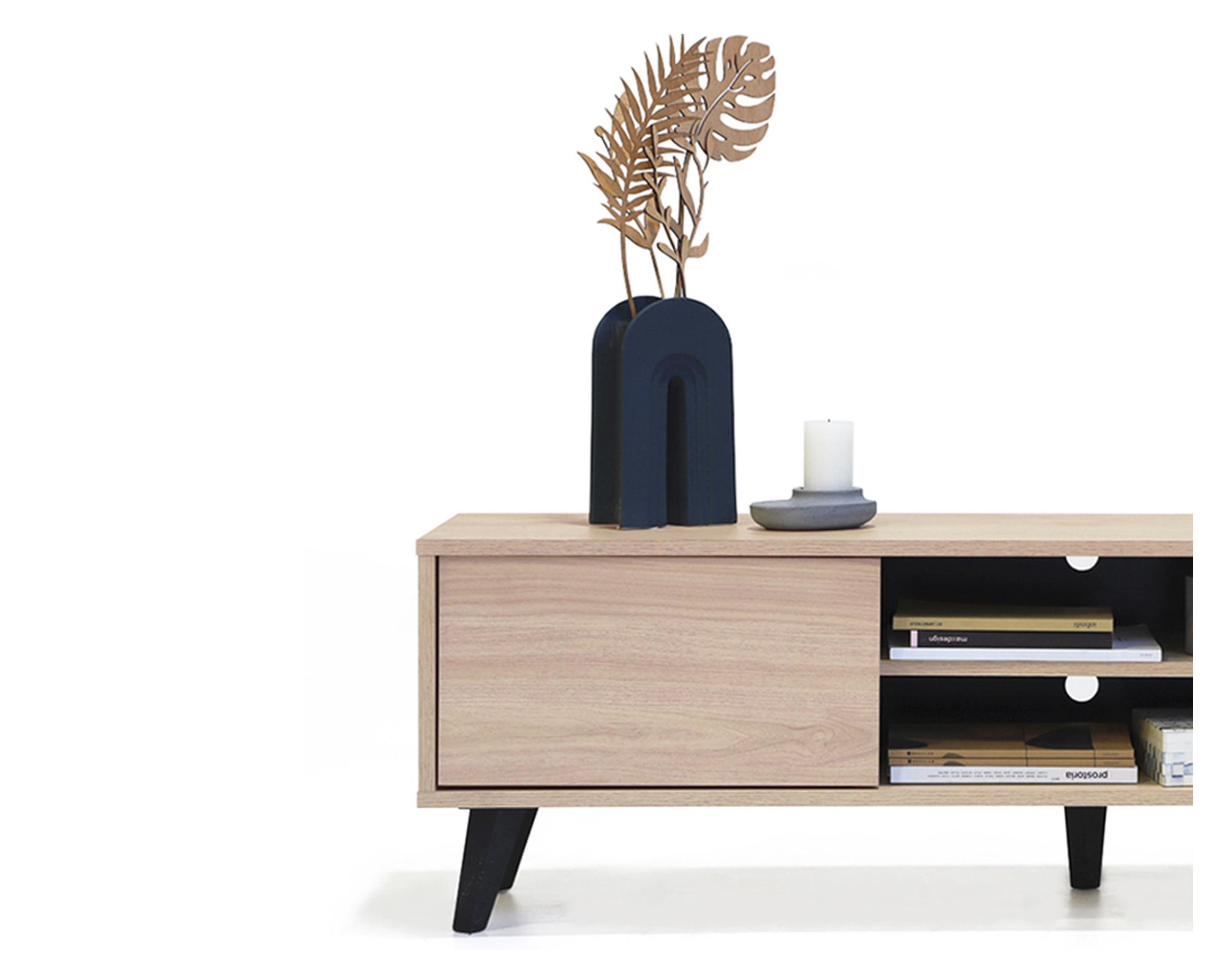 Rack TV 55"  bajo Atacama café claro-2