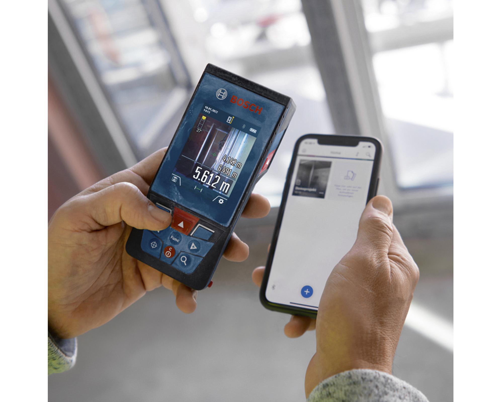 Medidor láser 100 m Bluetooth GLM 100-25 C-5