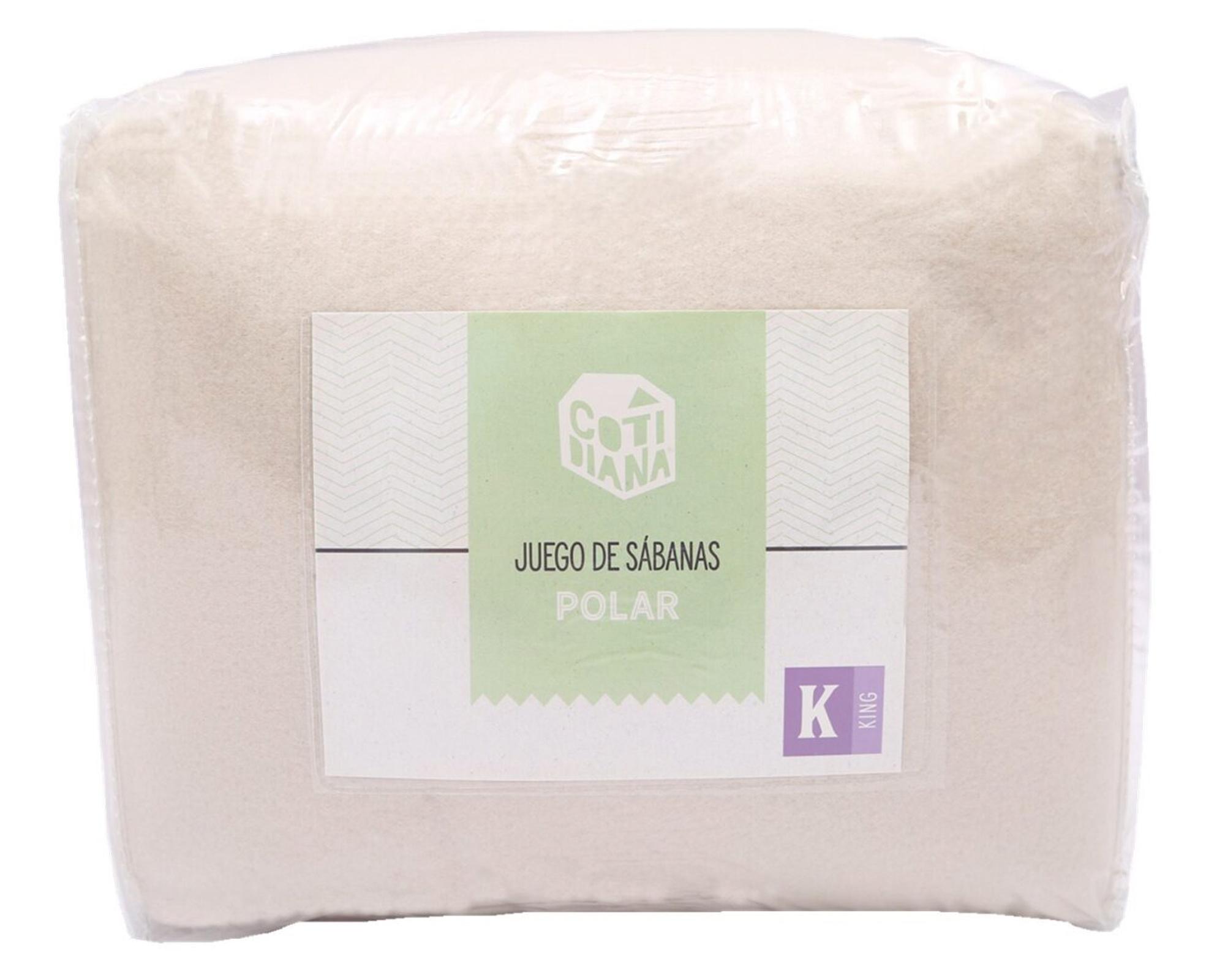 Juego de sábanas polar Lisa ecru King-0