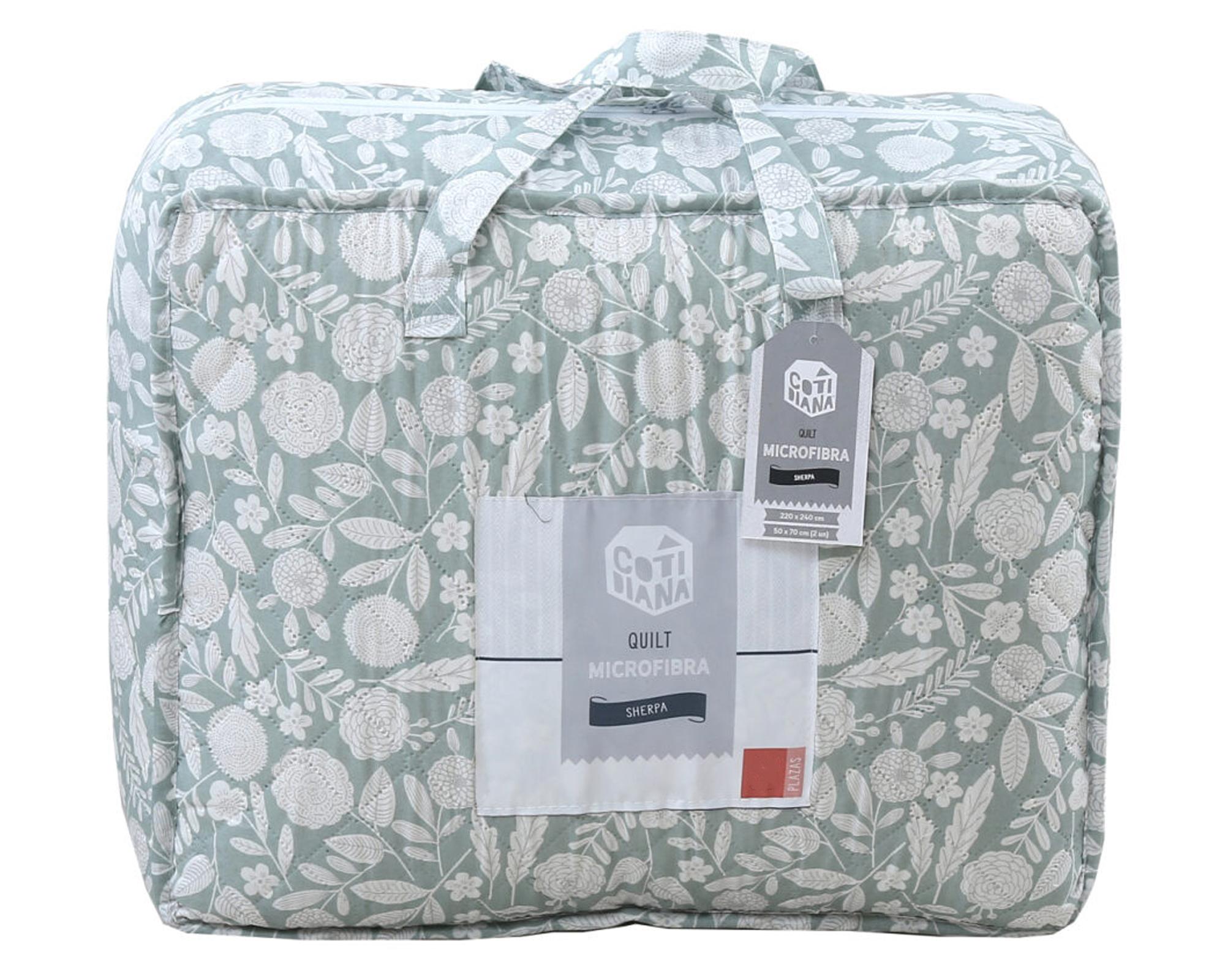 Quilt sherpa Jardín King-1