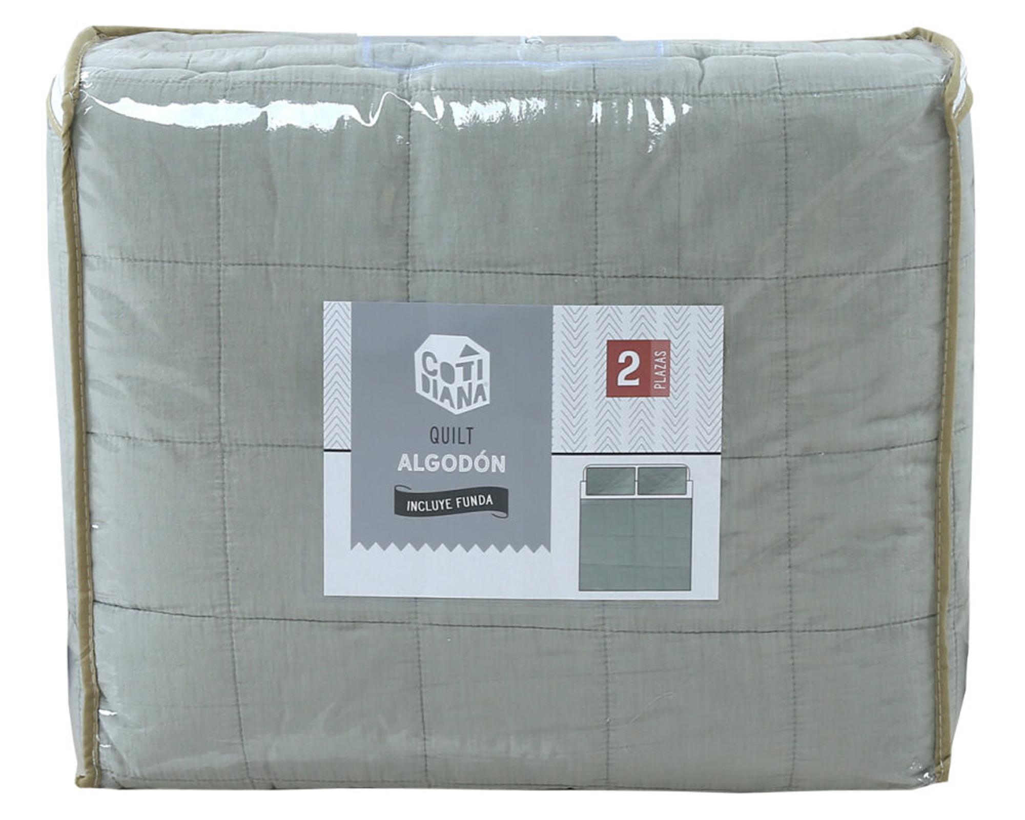 Quilt algodón 2 plazas-2