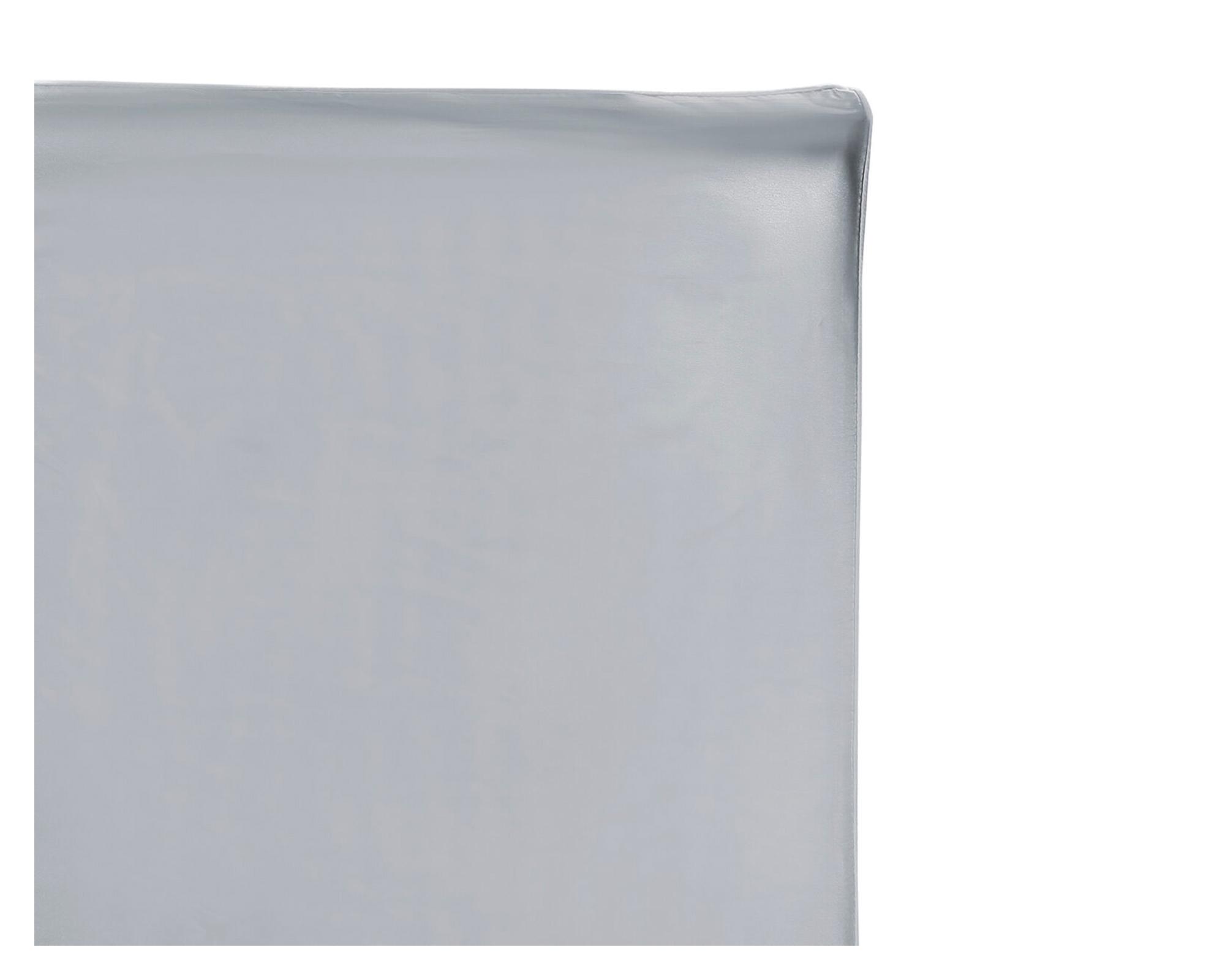 Funda almohada 50x70 cm Seda gris-1