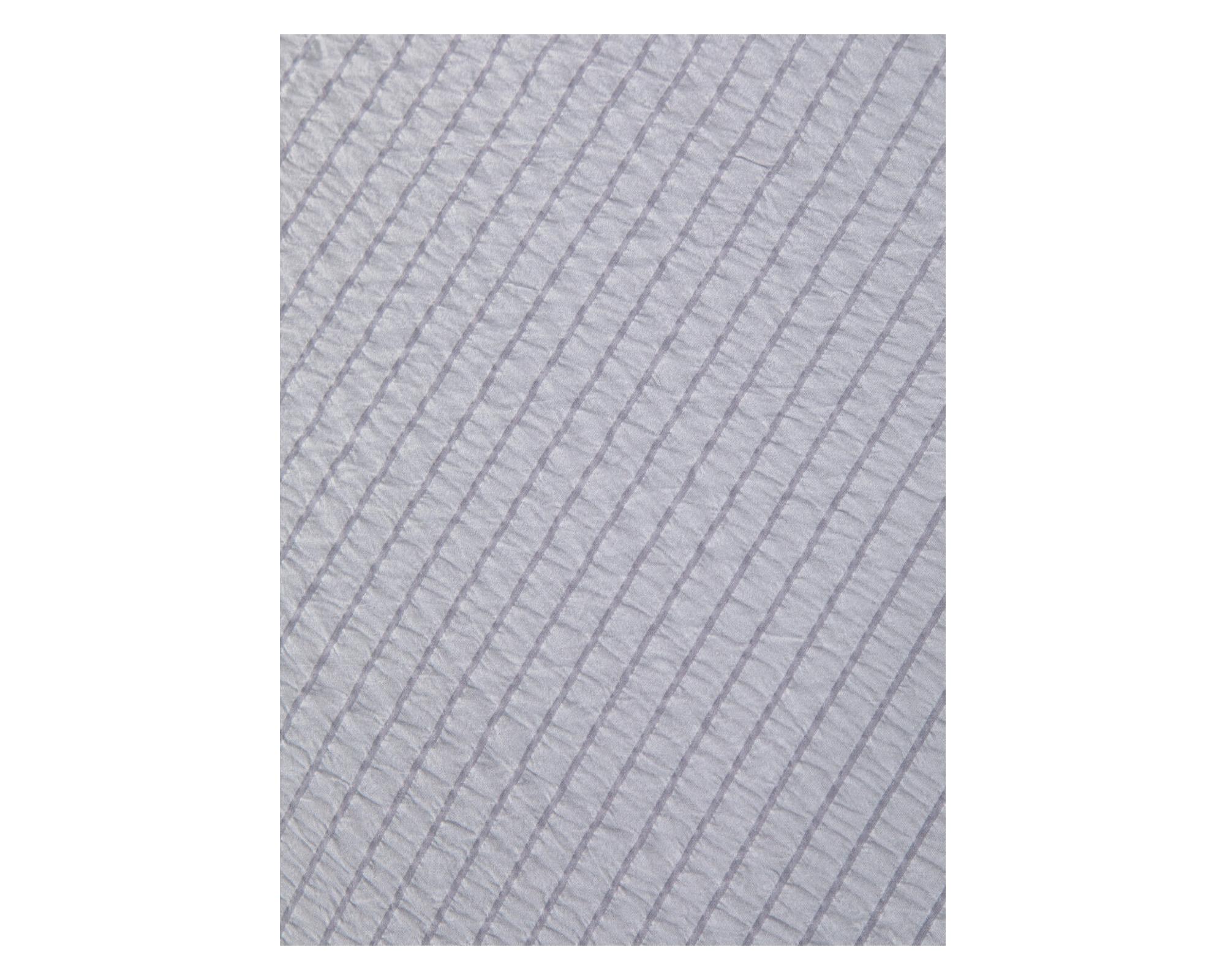 Funda plumón Rayas con textura gris 2 plazas-1