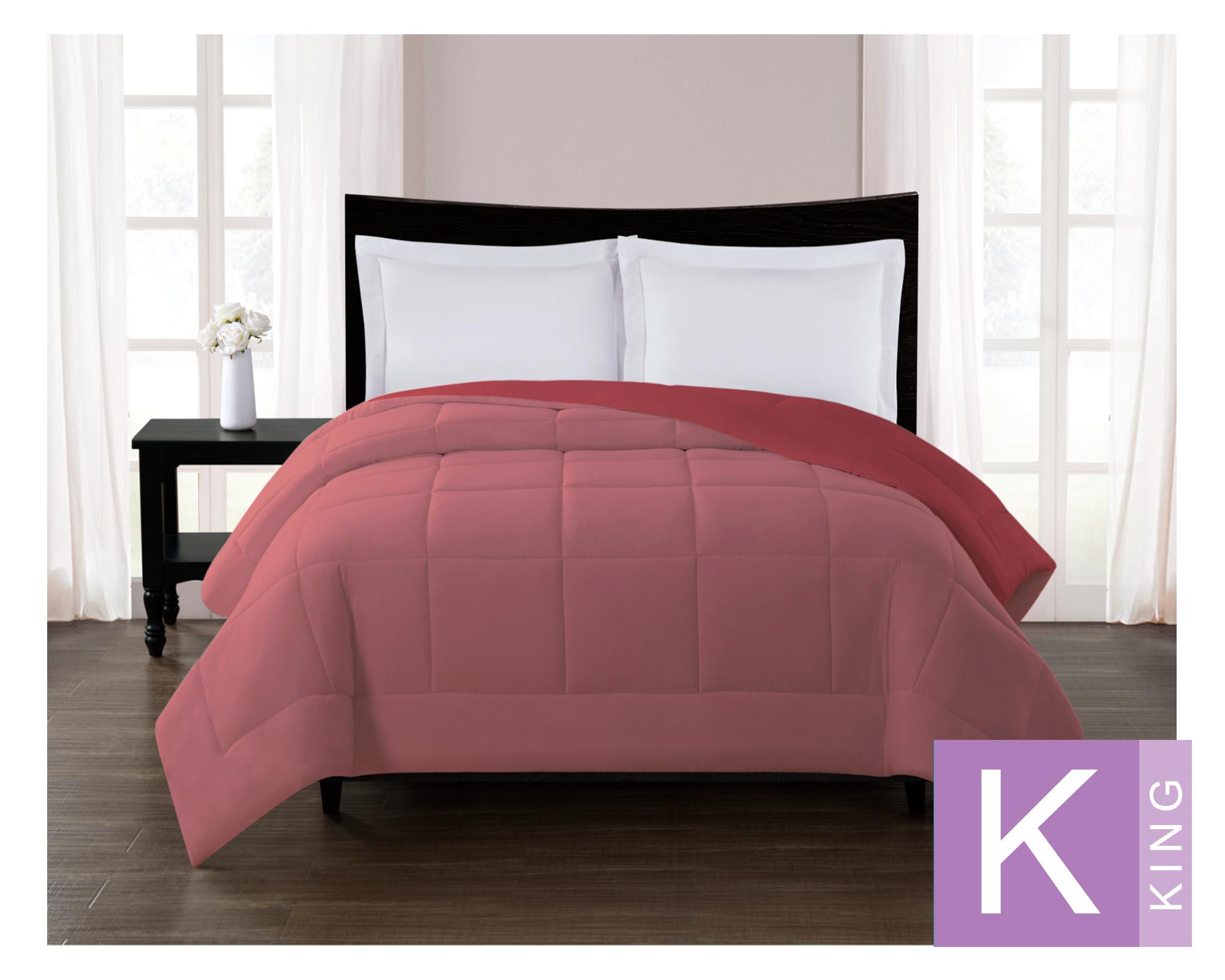 Plumón plumas Bicolor rosado King-0