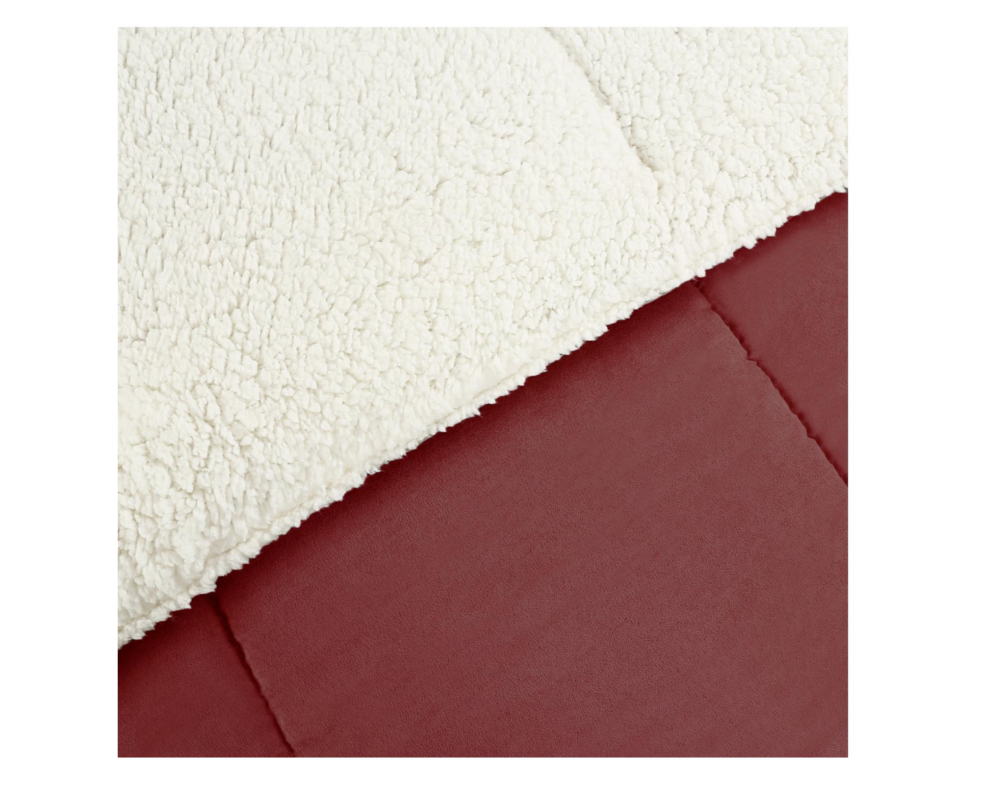Plumón sherpa Swede cereza 1.5 plazas-2
