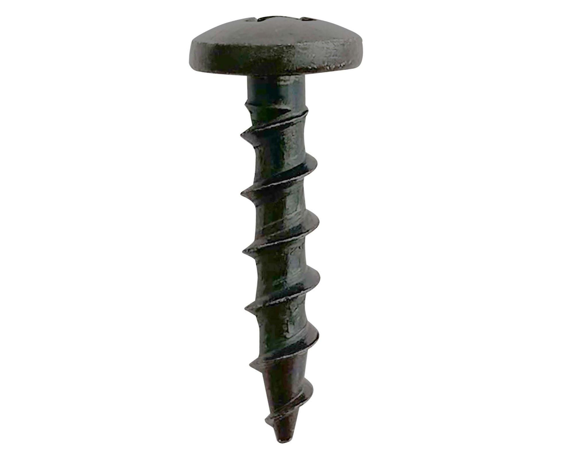 Tornillo madera Cabeza lenteja rosca gruesa 6x20 mm 10 unidades-1