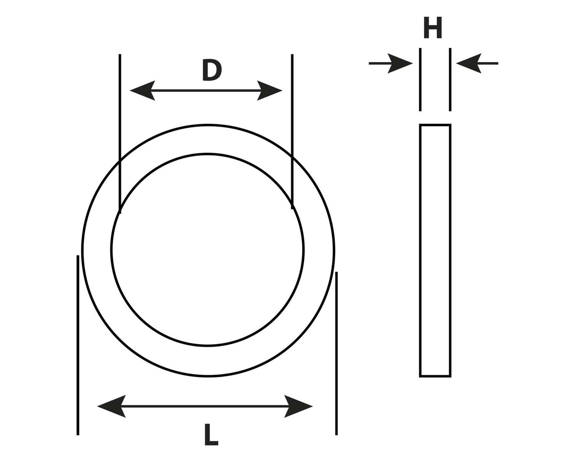 Junta tipo O-Ring 2 mm 5 unidades-3