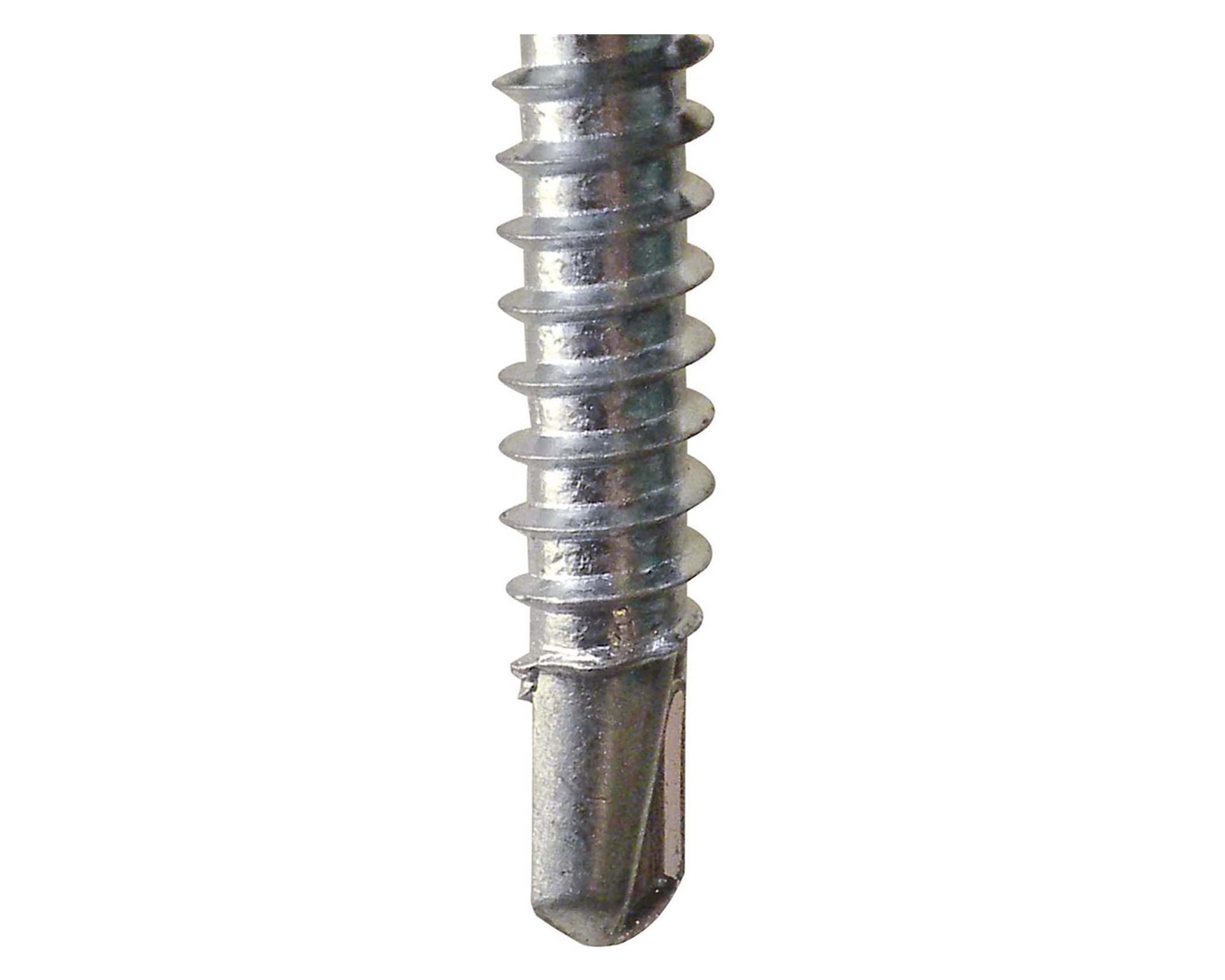 Tornillo autoperforante Hexagonal con golilla 1/4x7" 3 unidades-2
