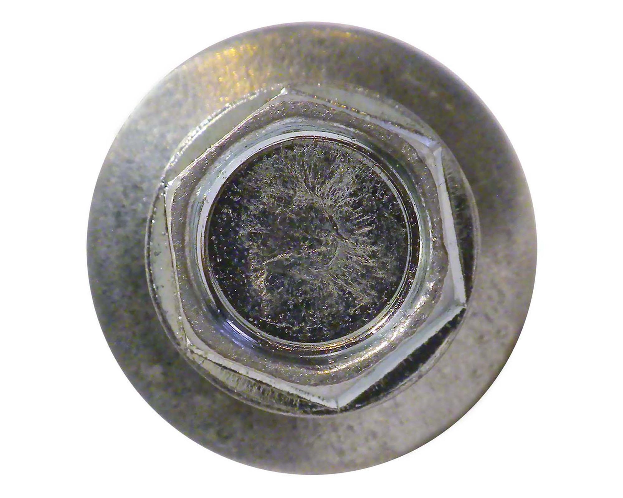 Tornillo autoperforante Hexagonal con golilla 1/4x7" 3 unidades-3