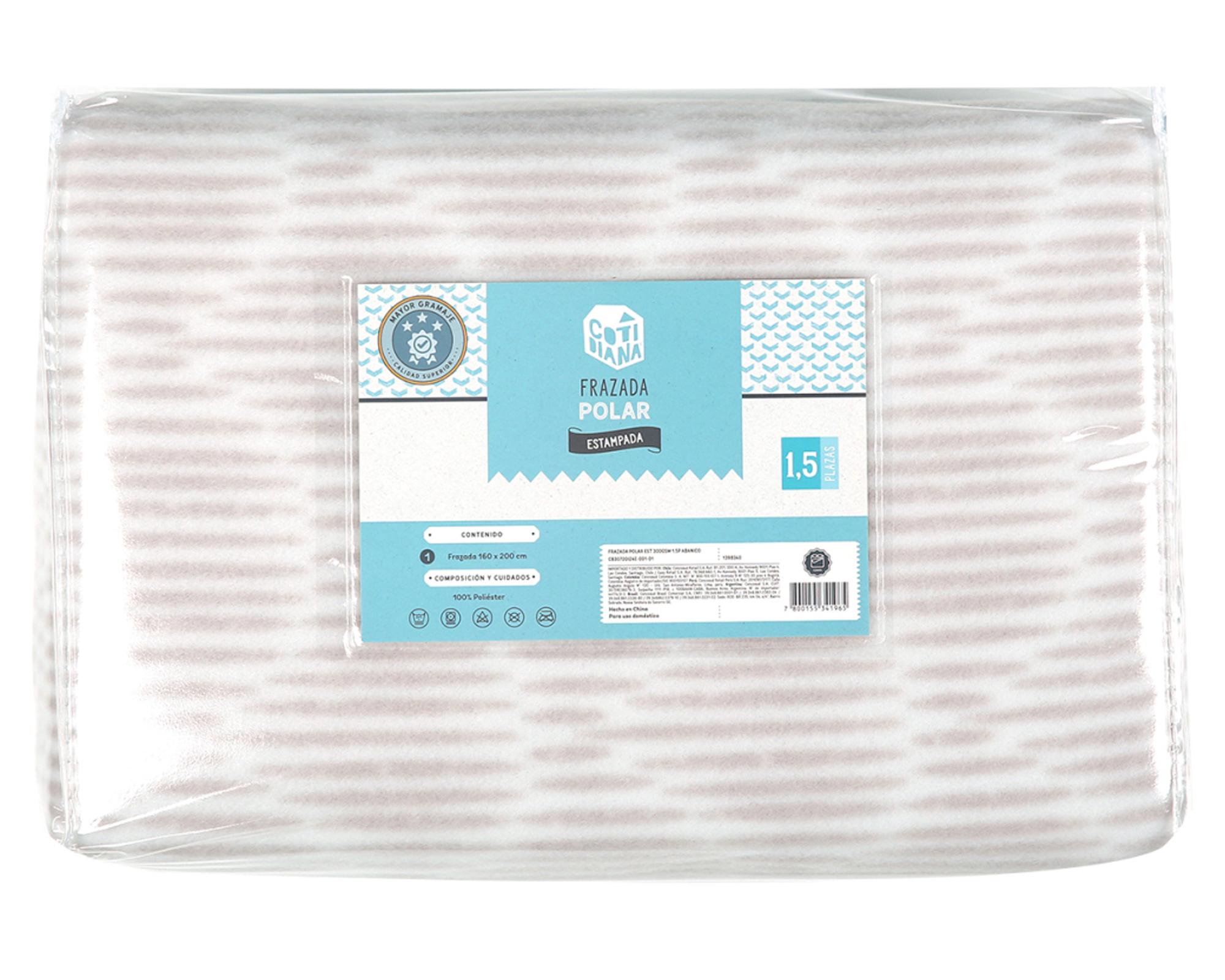 Frazada polar Abanico 1.5 plazas-2