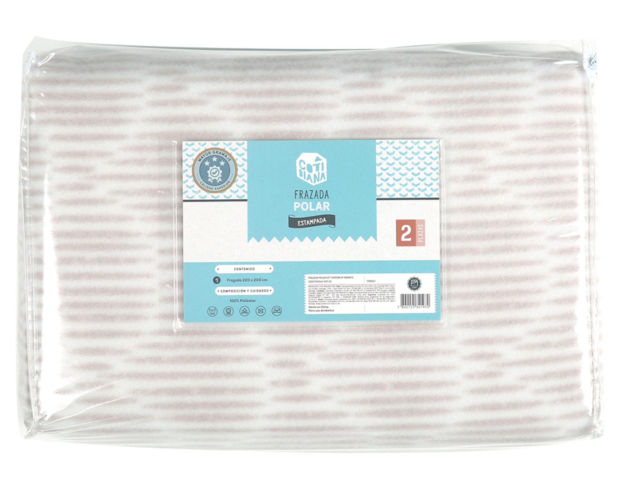 Frazada polar Abanico 2 plazas-2