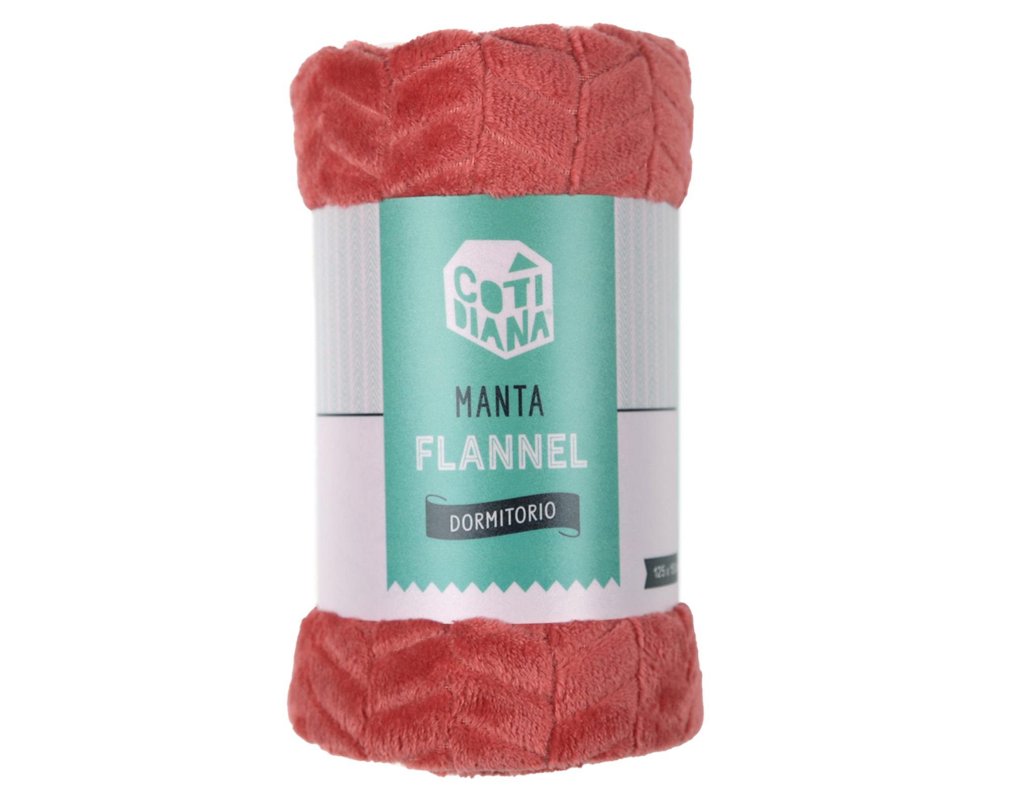 Manta 125x150 cm Jacquar flannel cereza-0