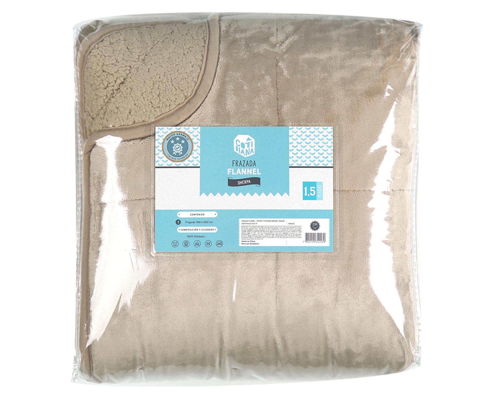 Frazada Flannel/sherpa arena 1.5 plazas-2