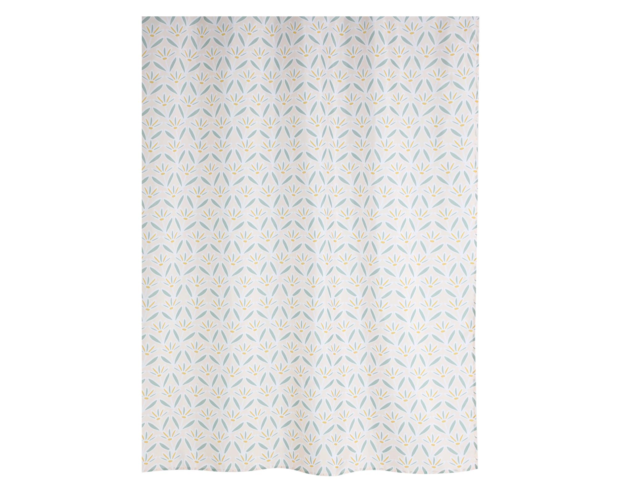 Cortina baño Flores 180x180 cm-0