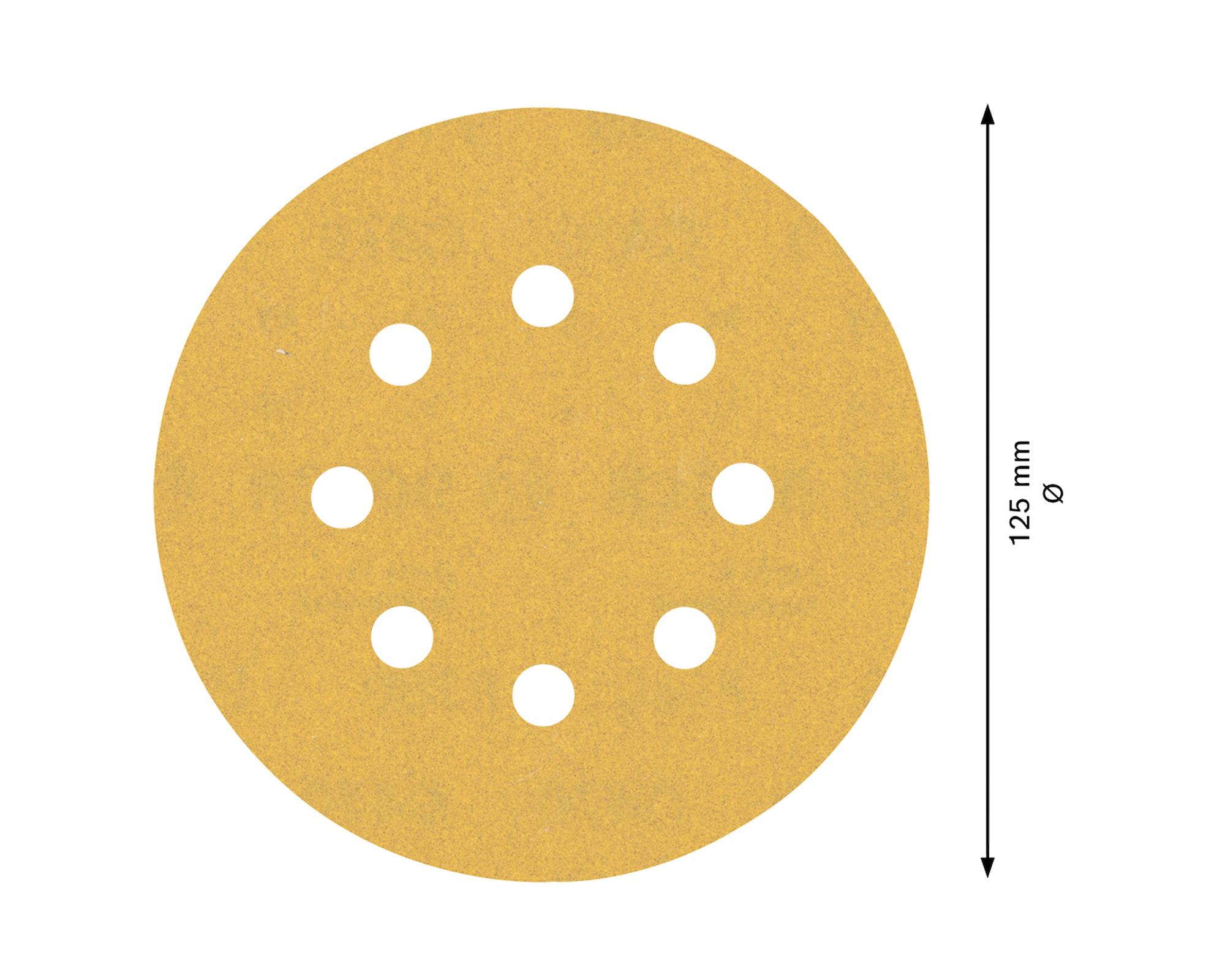 Disco de lija 125 mm Expert C470 grano 180 pack 5 unidades-5