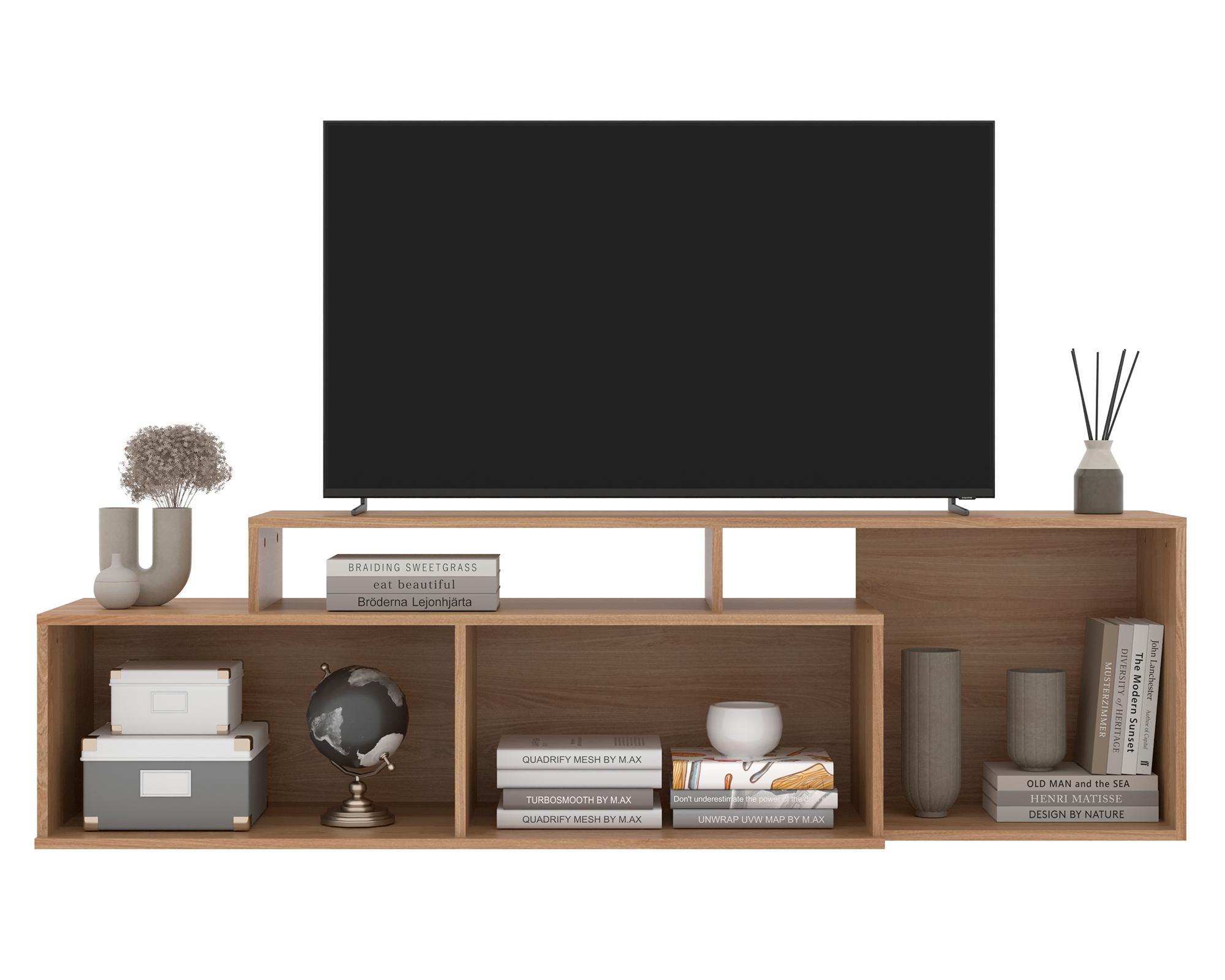 Rack TV 55" Ref. 5419 café/blanco-1