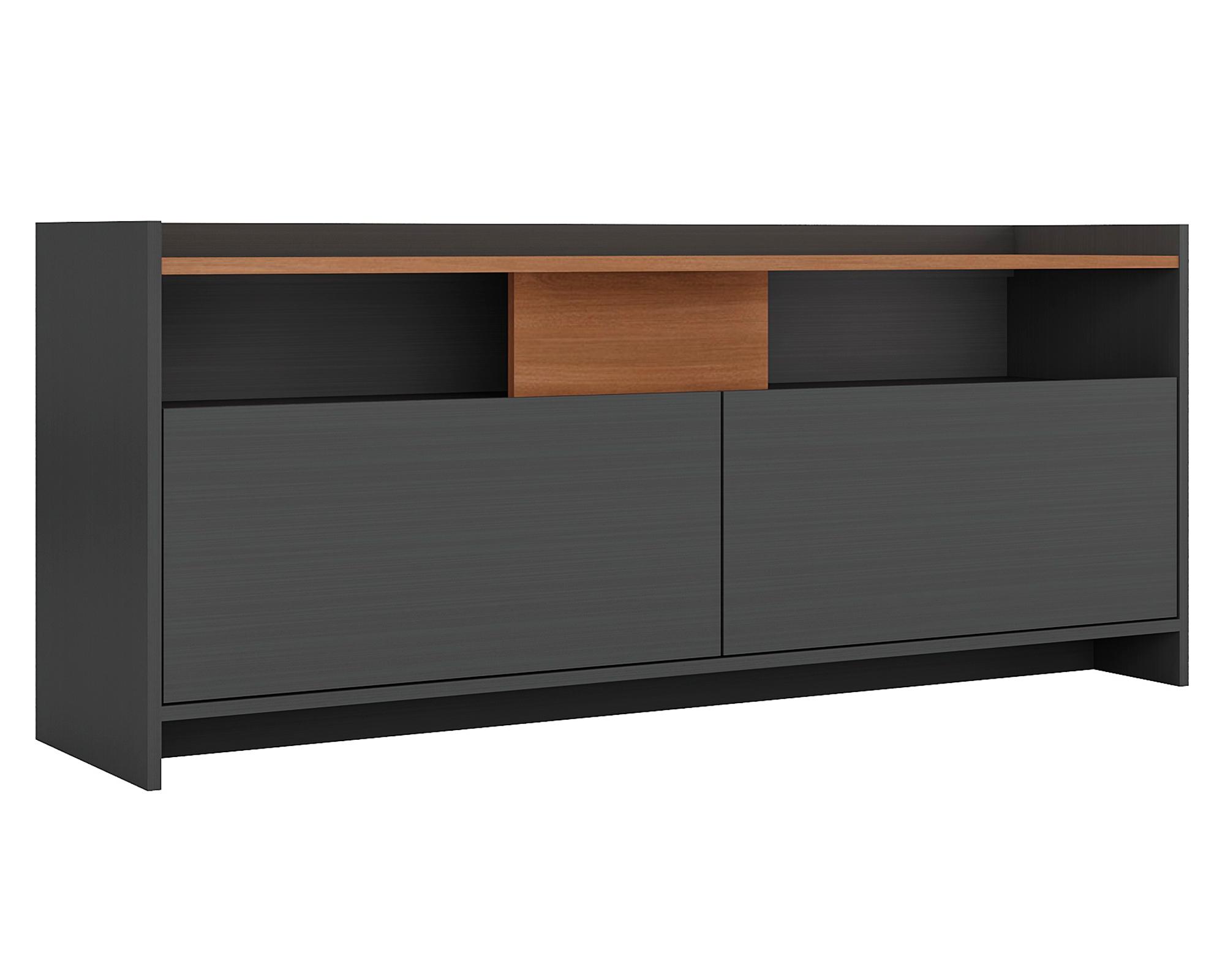 Rack TV 55" Rk 2120 grafito café claro-0