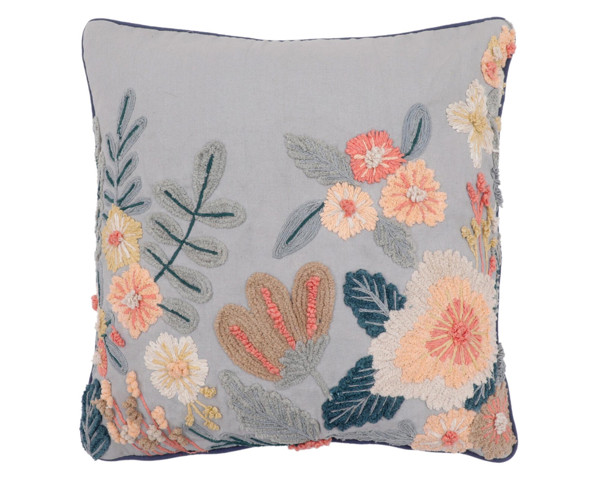 Cojín bordado 45x45 cm C6-0