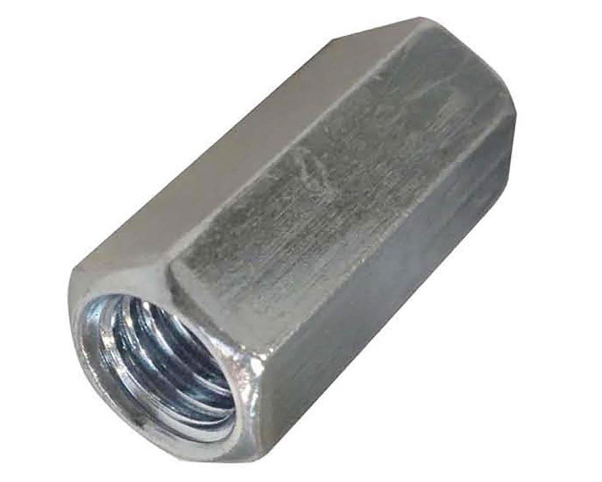 Tuerca acople UNC 1/4"x1 3/4" 3 unidades-2