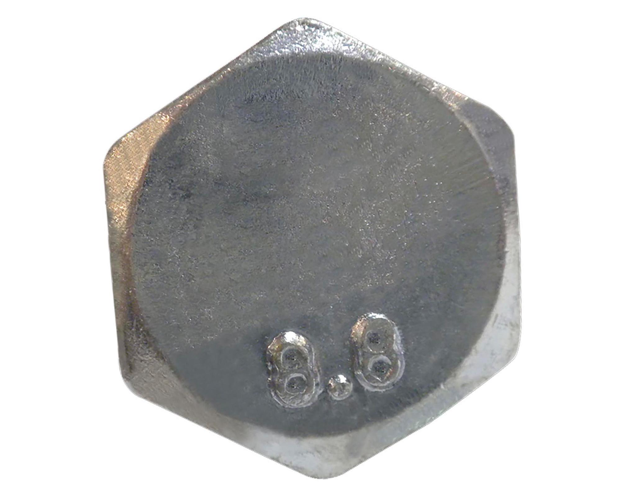 Perno hexagonal 8.8 métrico con tuerca M10-1.50x60 mm ZBR 2 unidades-2