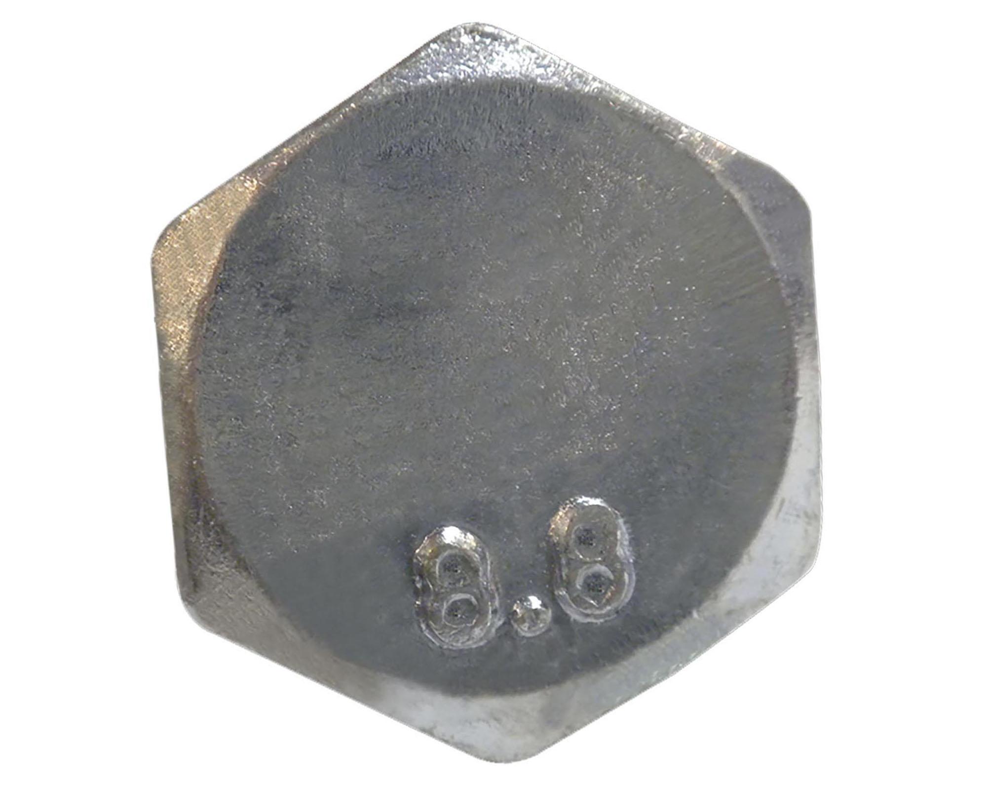Perno hexagonal 8.8 métrico con tuerca M10-1.50x60 mm ZBR 2 unidades-2