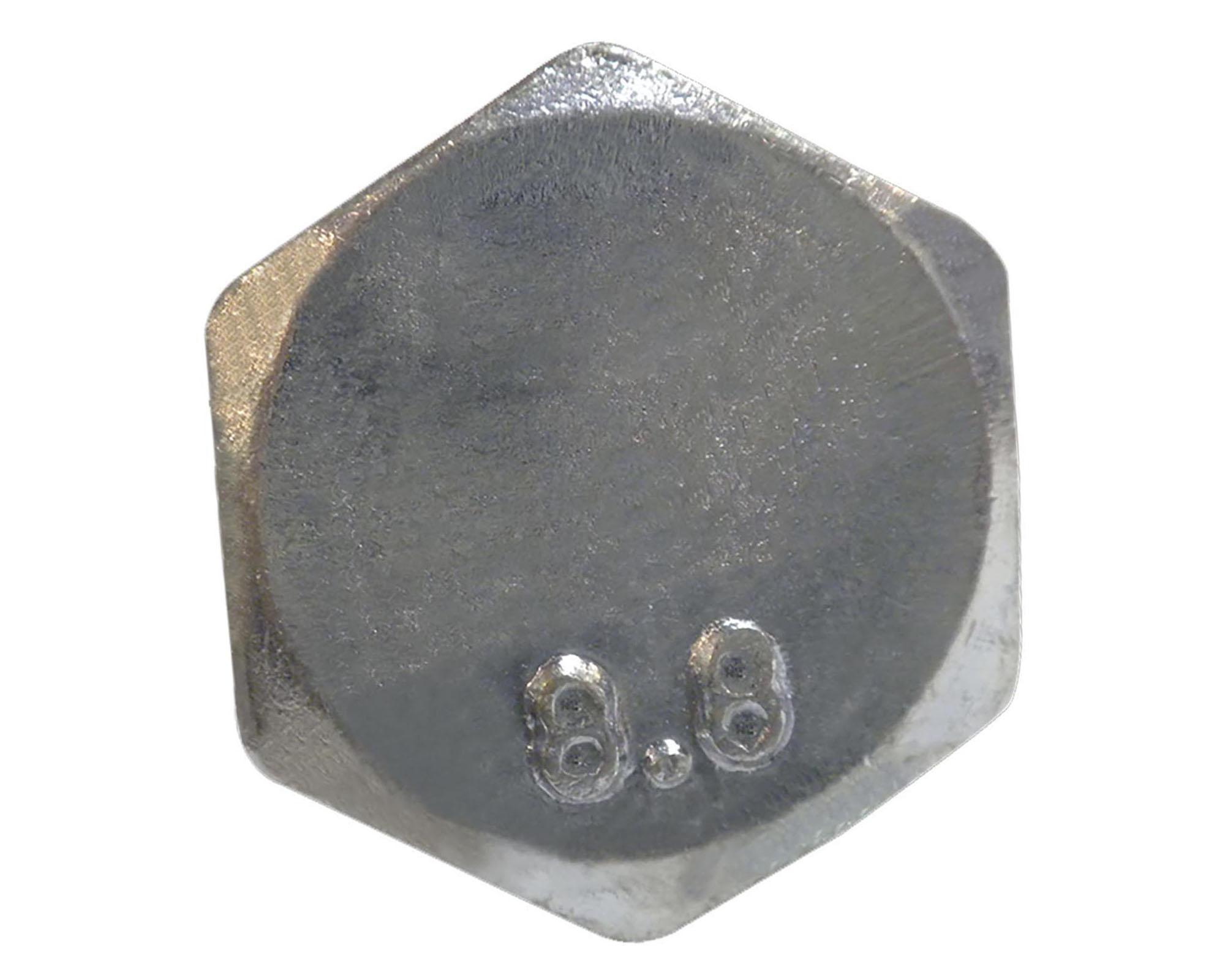 Perno hexagonal 8.8 métrico con tuerca M8-1.25x60 mm ZBR 2 unidades-2