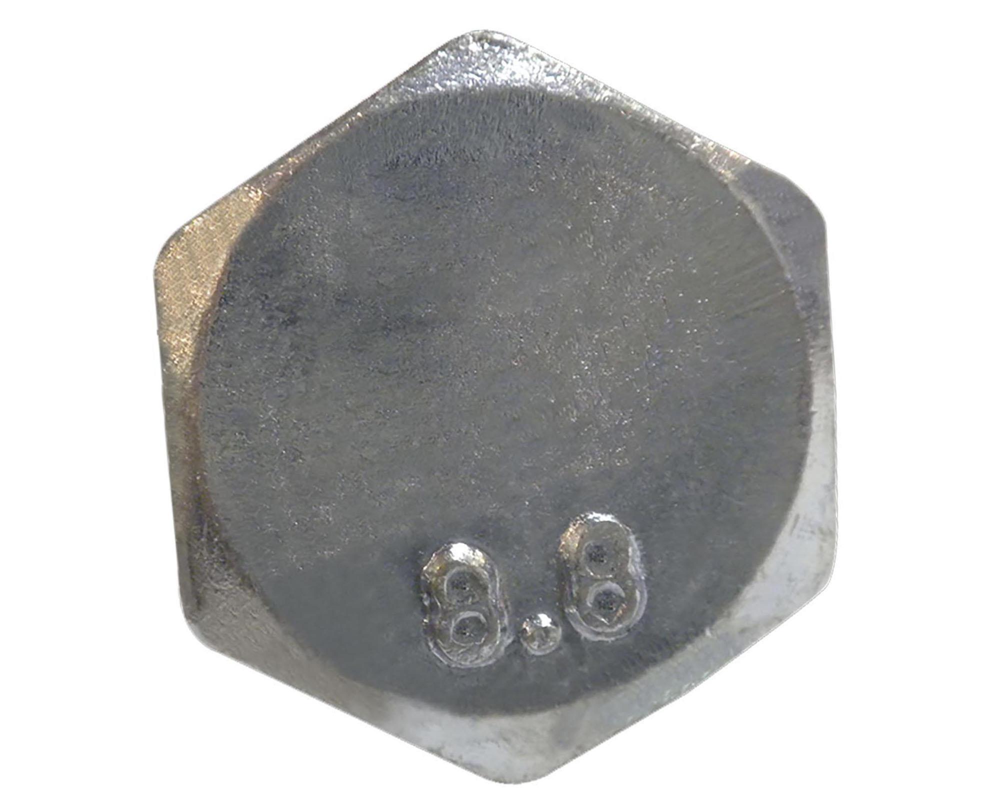 Perno hexagonal 8.8 métrico con tuerca M8-1.25x50 mm ZBR 2 unidades-2