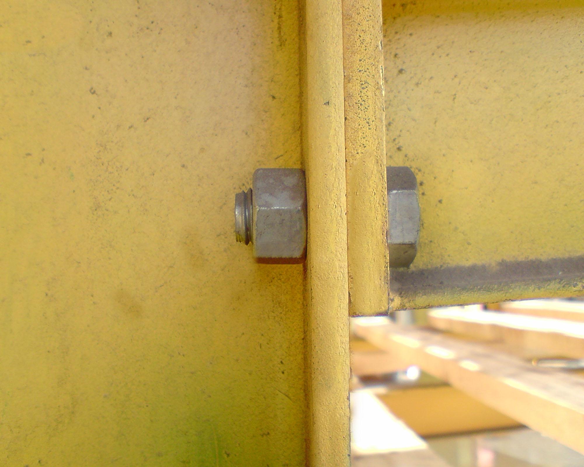 Perno hexagonal métrico inox con tuerca M6x10 mm 2 unidades-3