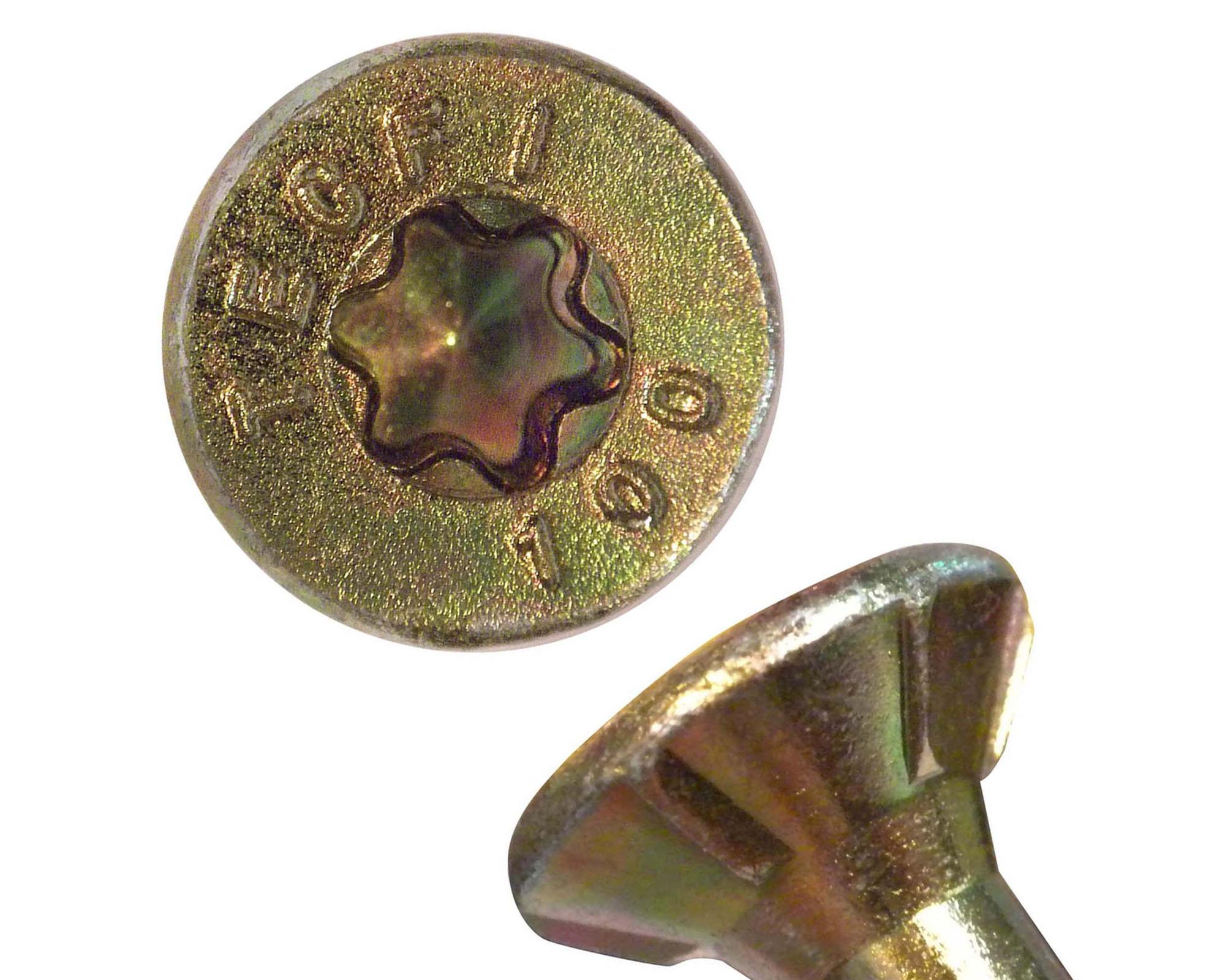 Tornillo madera c/fresa 6.0x180 mm 2 unidades-2