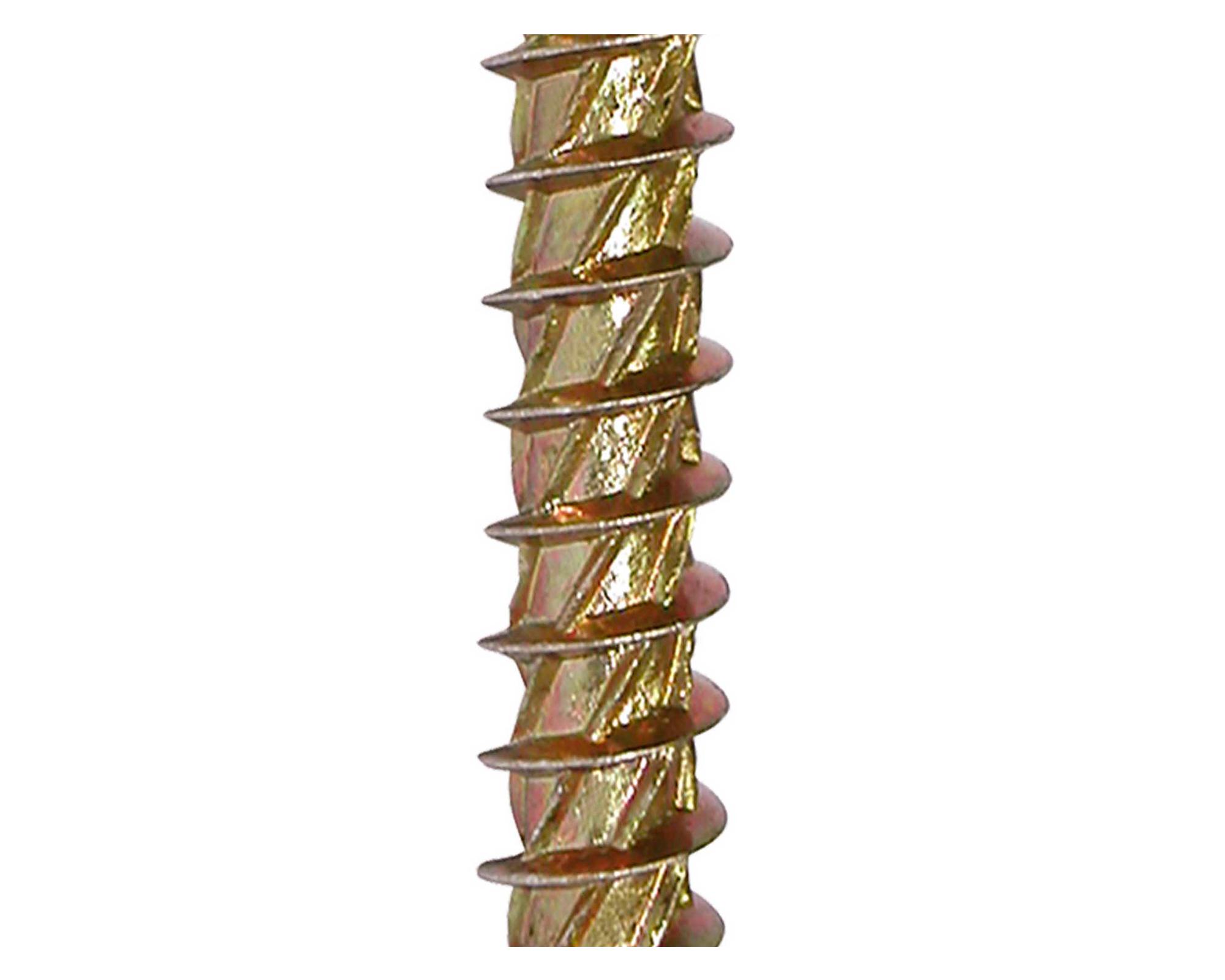 Tornillo turbo screw Torx 10 5.0x60 mm zincado iridiscente 5 unidades-2