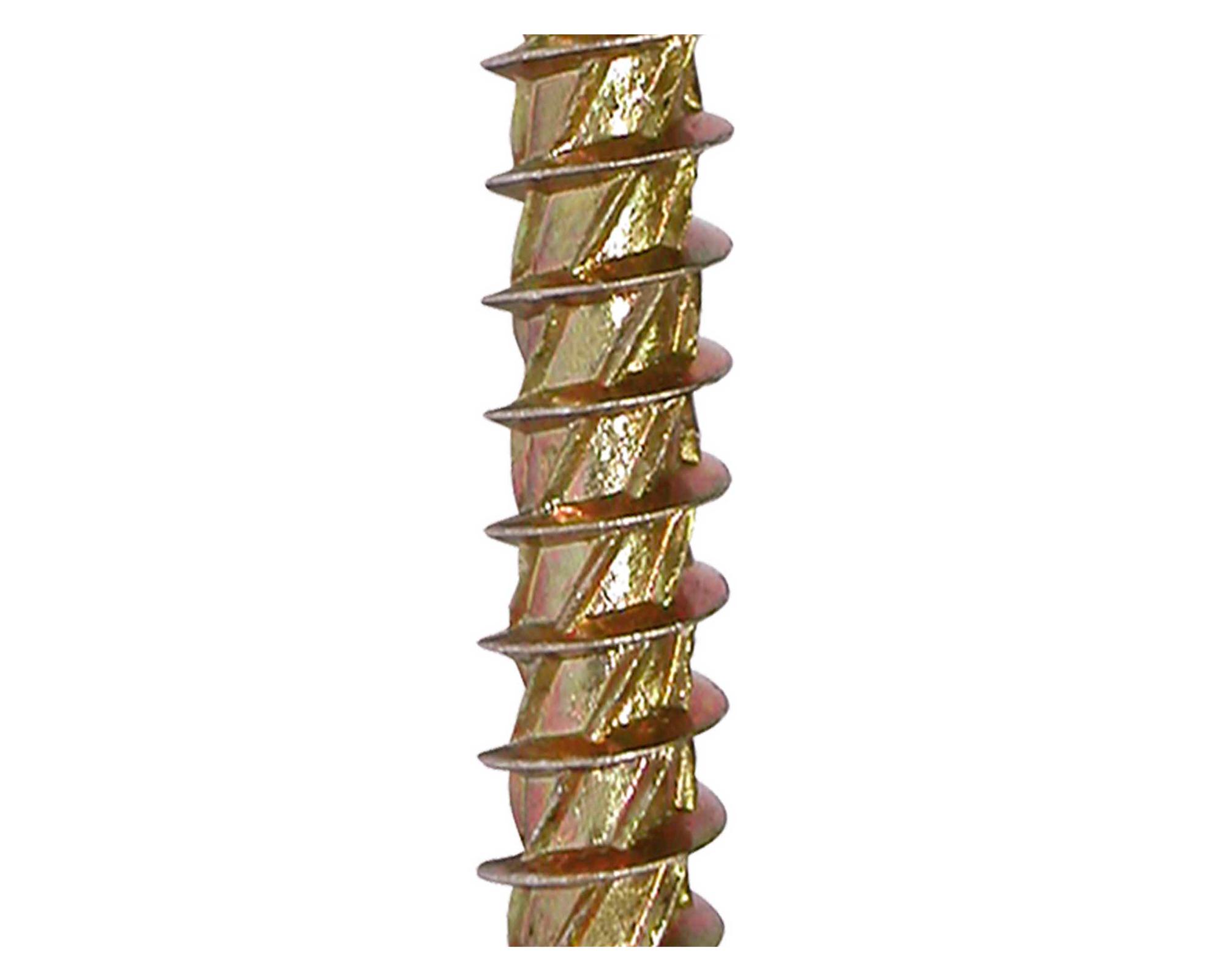 Tornillo turbo screw Torx 8 4.0x70 mm zincado iridiscente 5 unidades-2