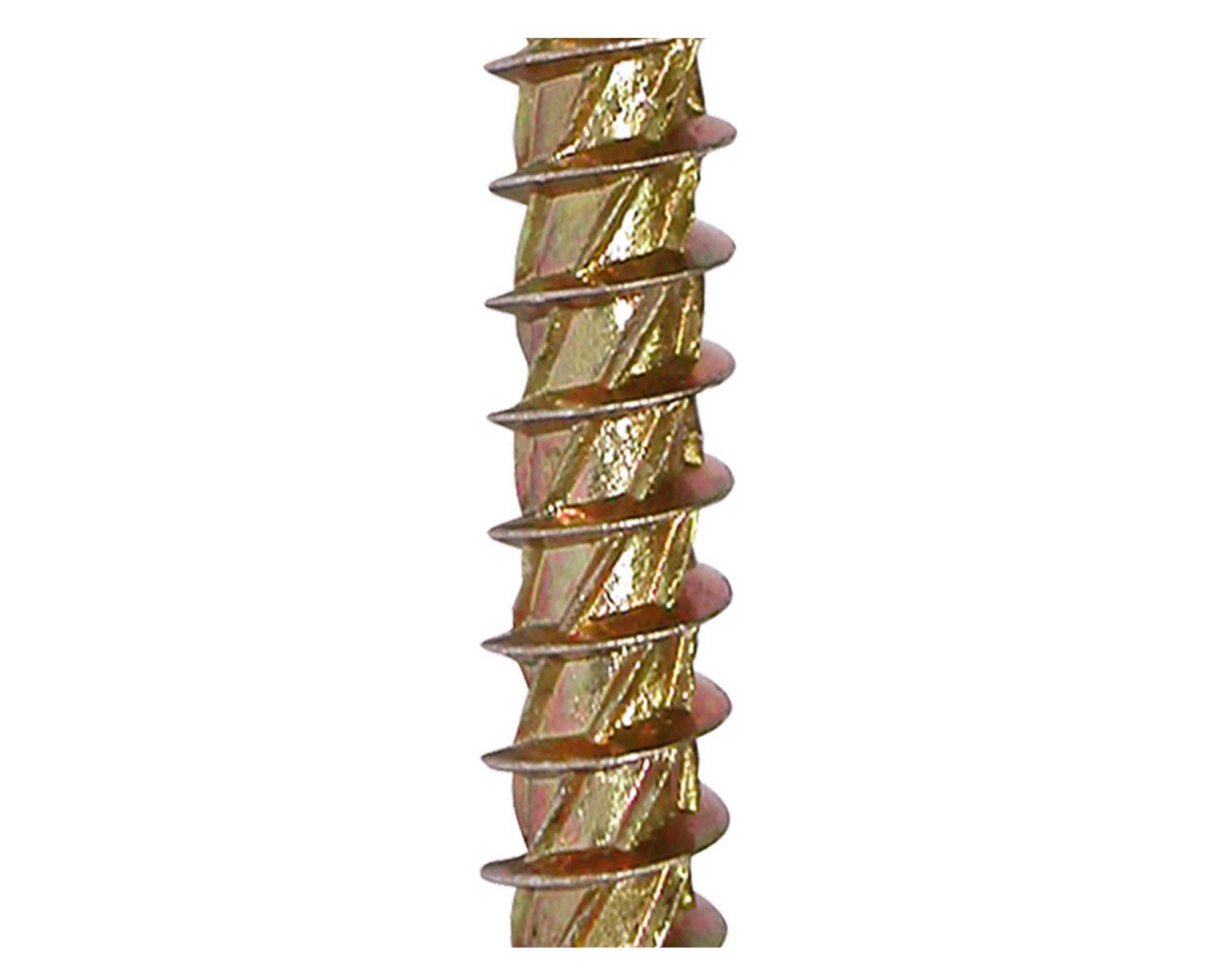 Tornillo turbo screw Torx 8 4.0x40 mm zincado iridiscente 5 unidades-2