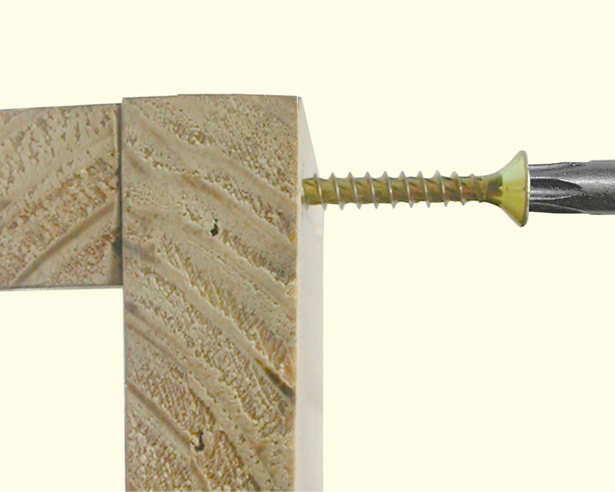 Tornillo turbo screw Torx 8 4.0x20 mm zincado iridiscente 5 unidades-4