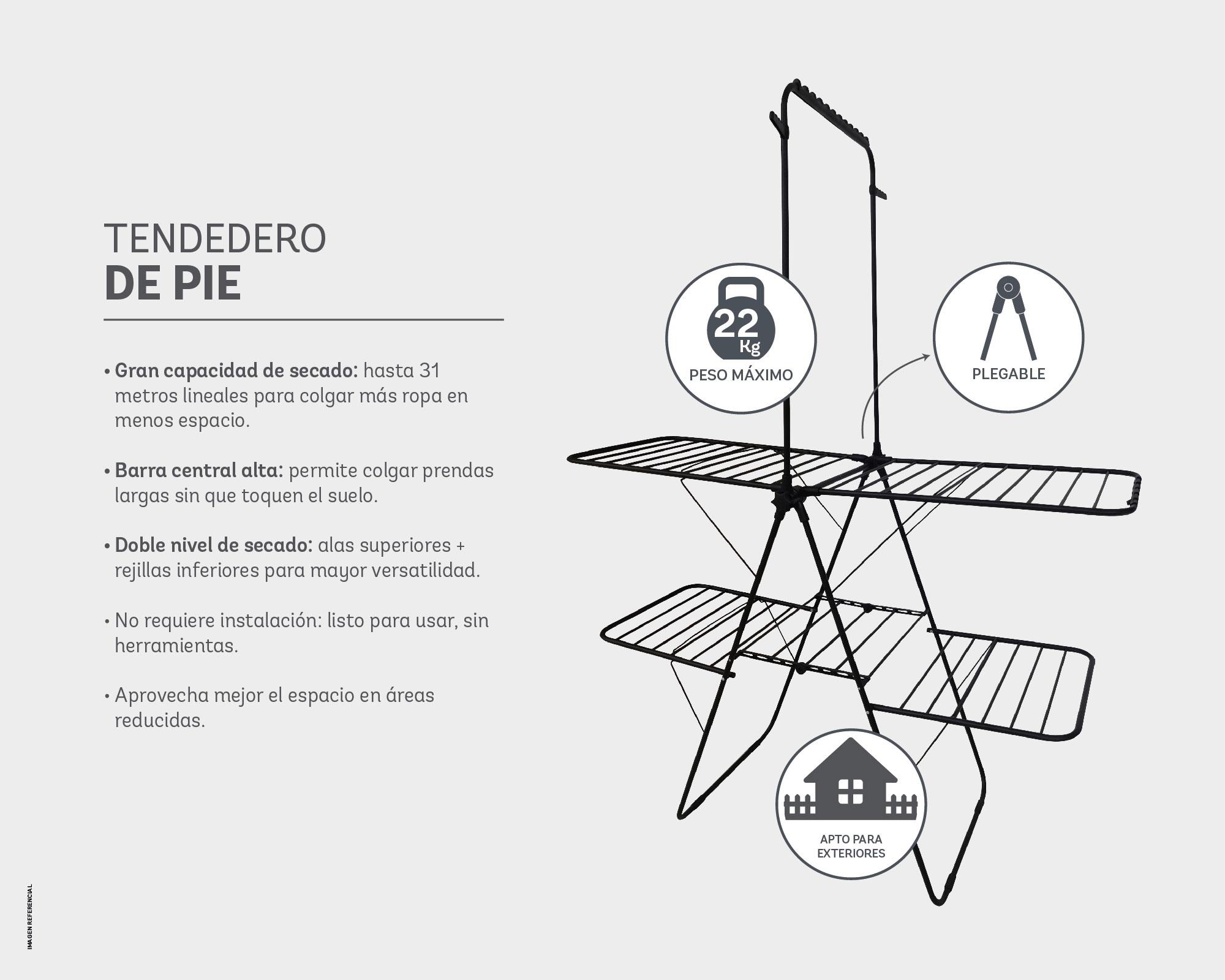 Tendedero barra 31 m accesorios-6