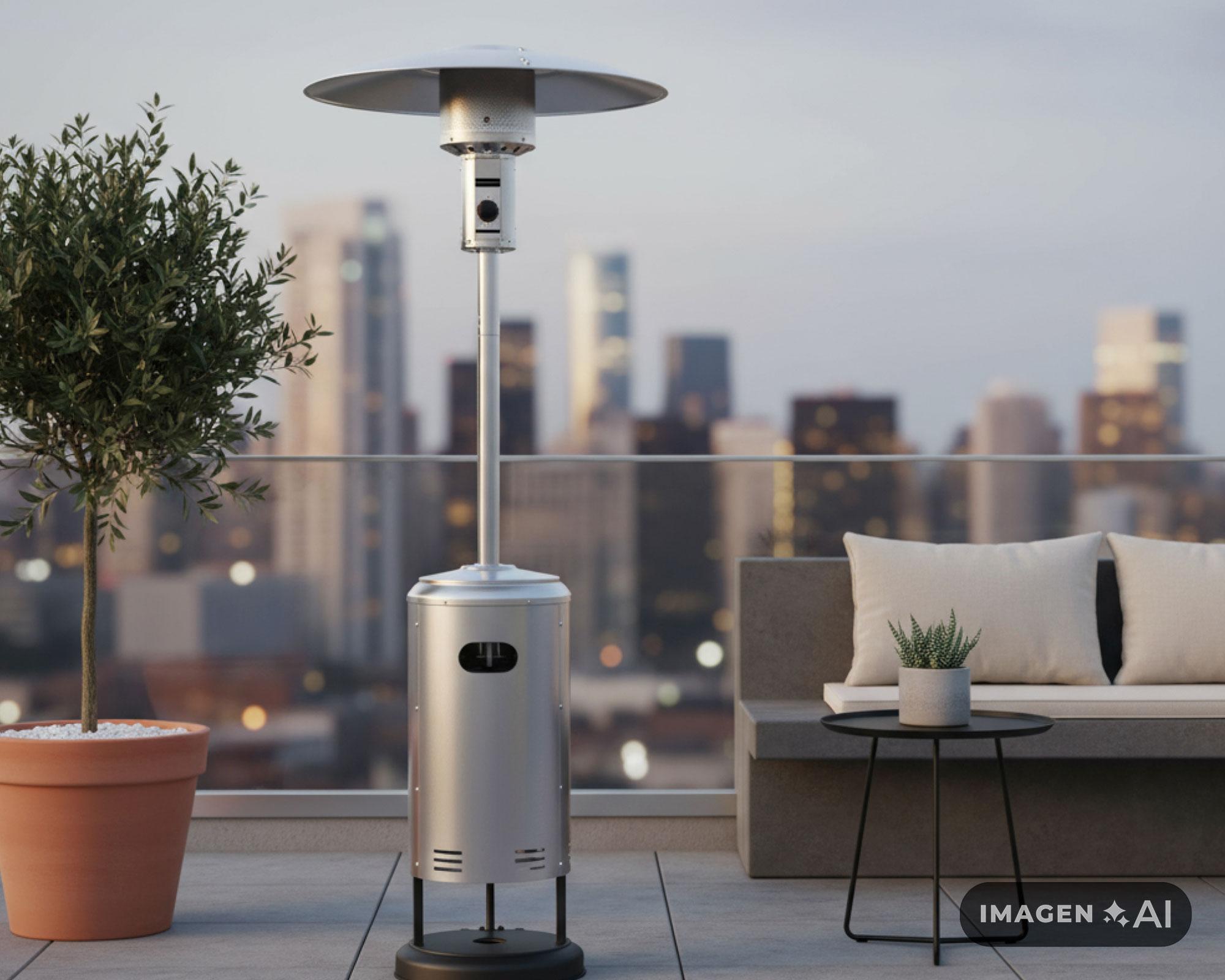 Calefactor Patio Heater SS 8800W 30000BTU-6