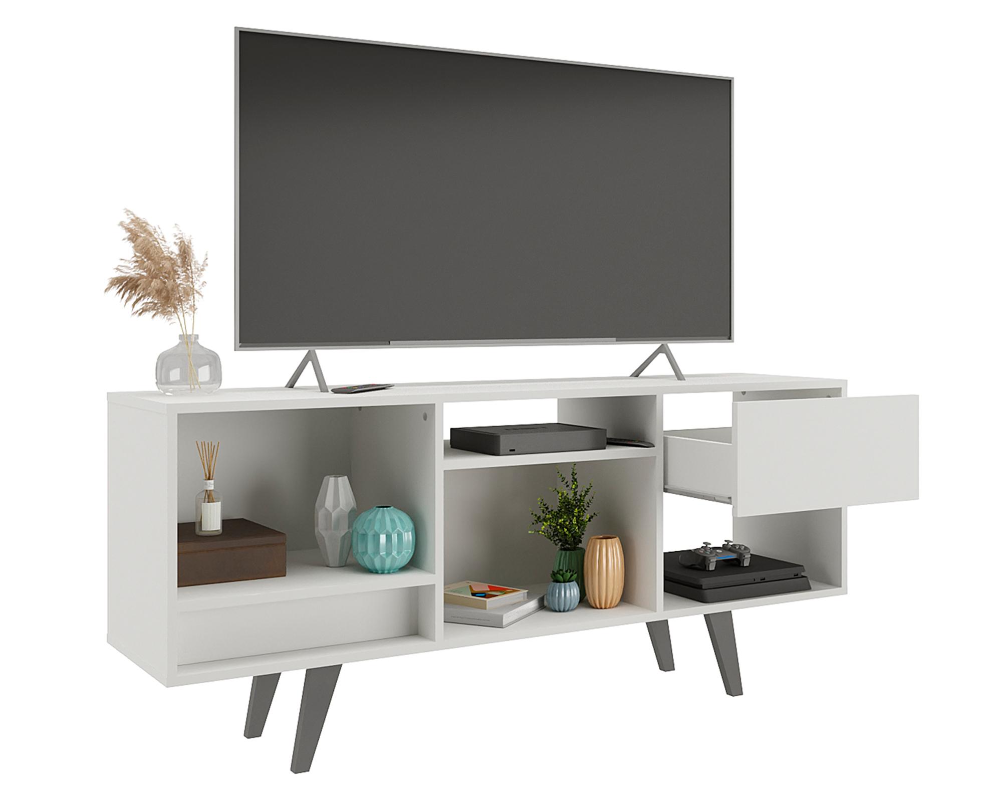 Rack TV 55" Rk 2111 blanco-1