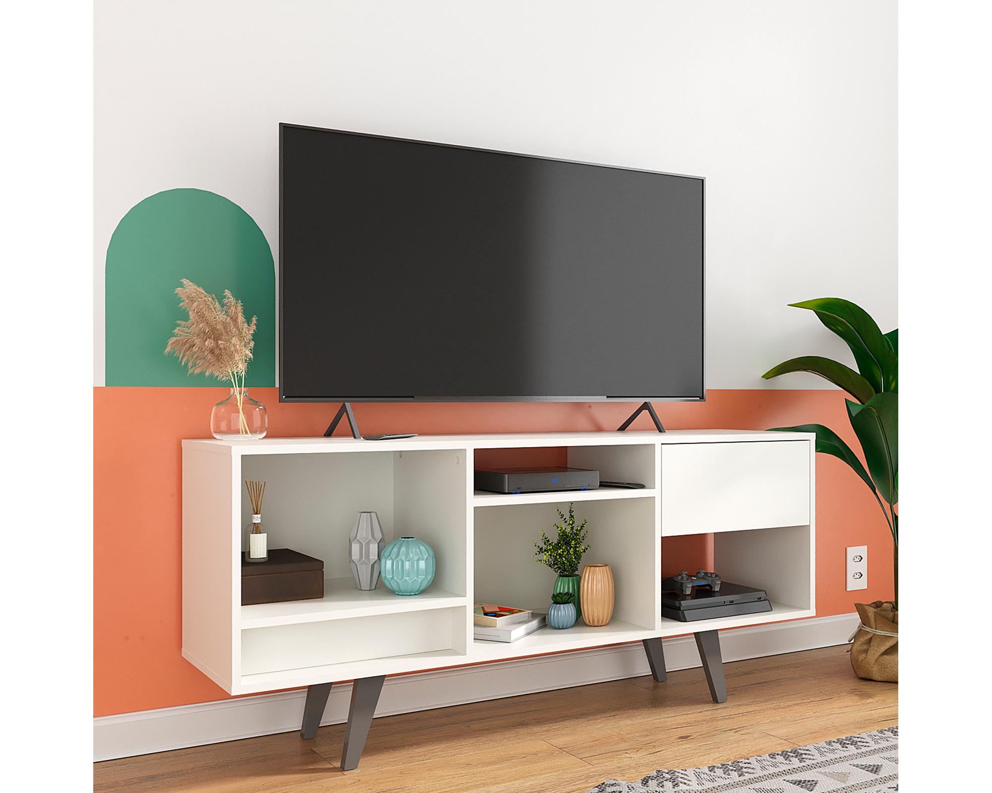 Rack TV 55" Rk 2111 blanco-2