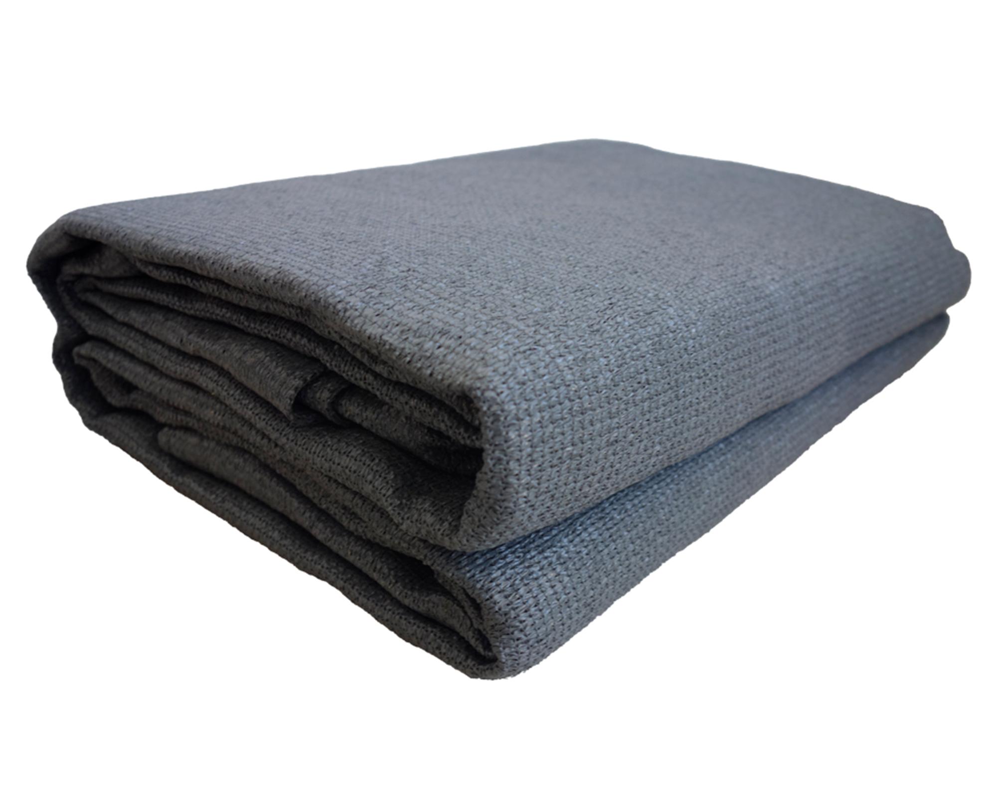 Vela sombreadora cuadrada 5x5 m gris-0