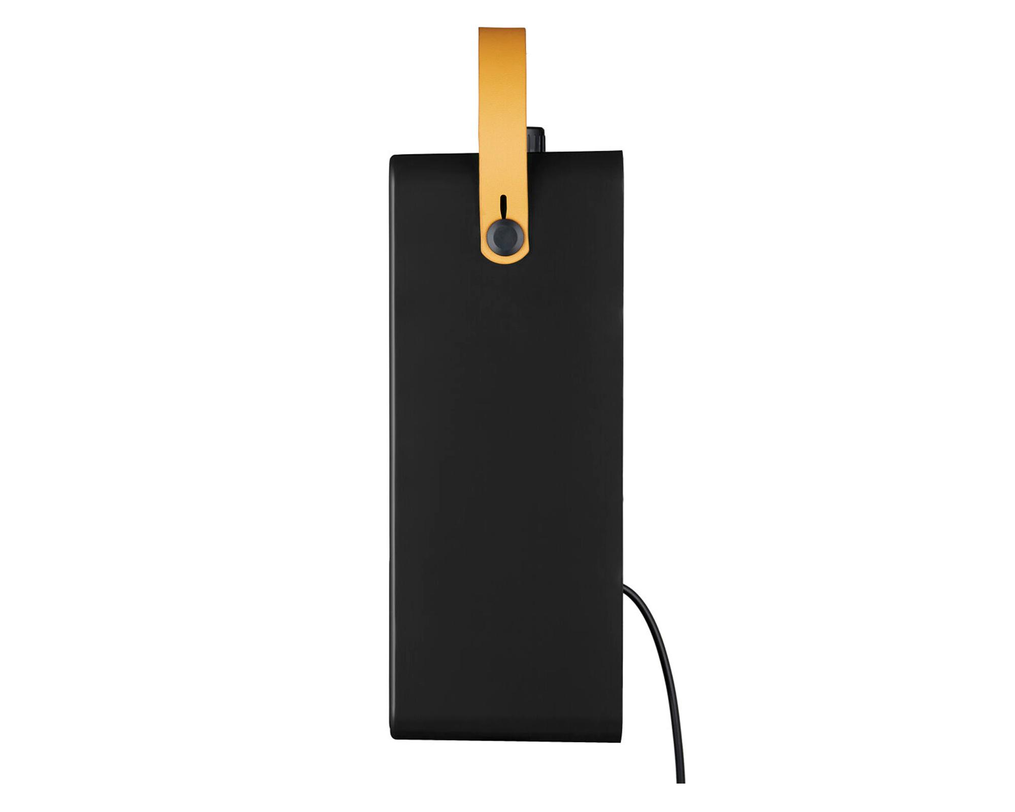 Calefactor efecto chimenea negro 1800W-3
