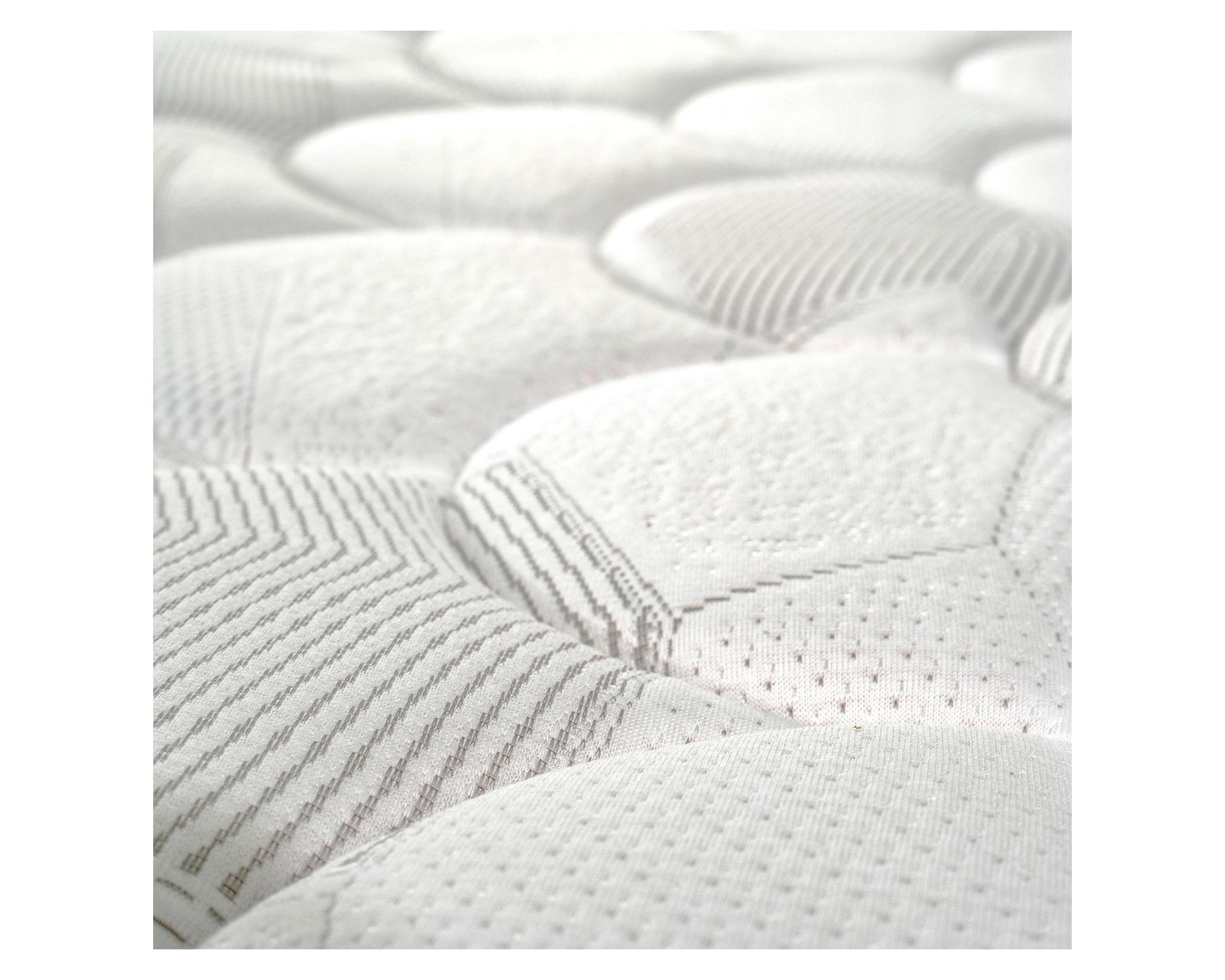 Cama europea 1.5 plazas x 190 cm Q10 Premium + set textil-1