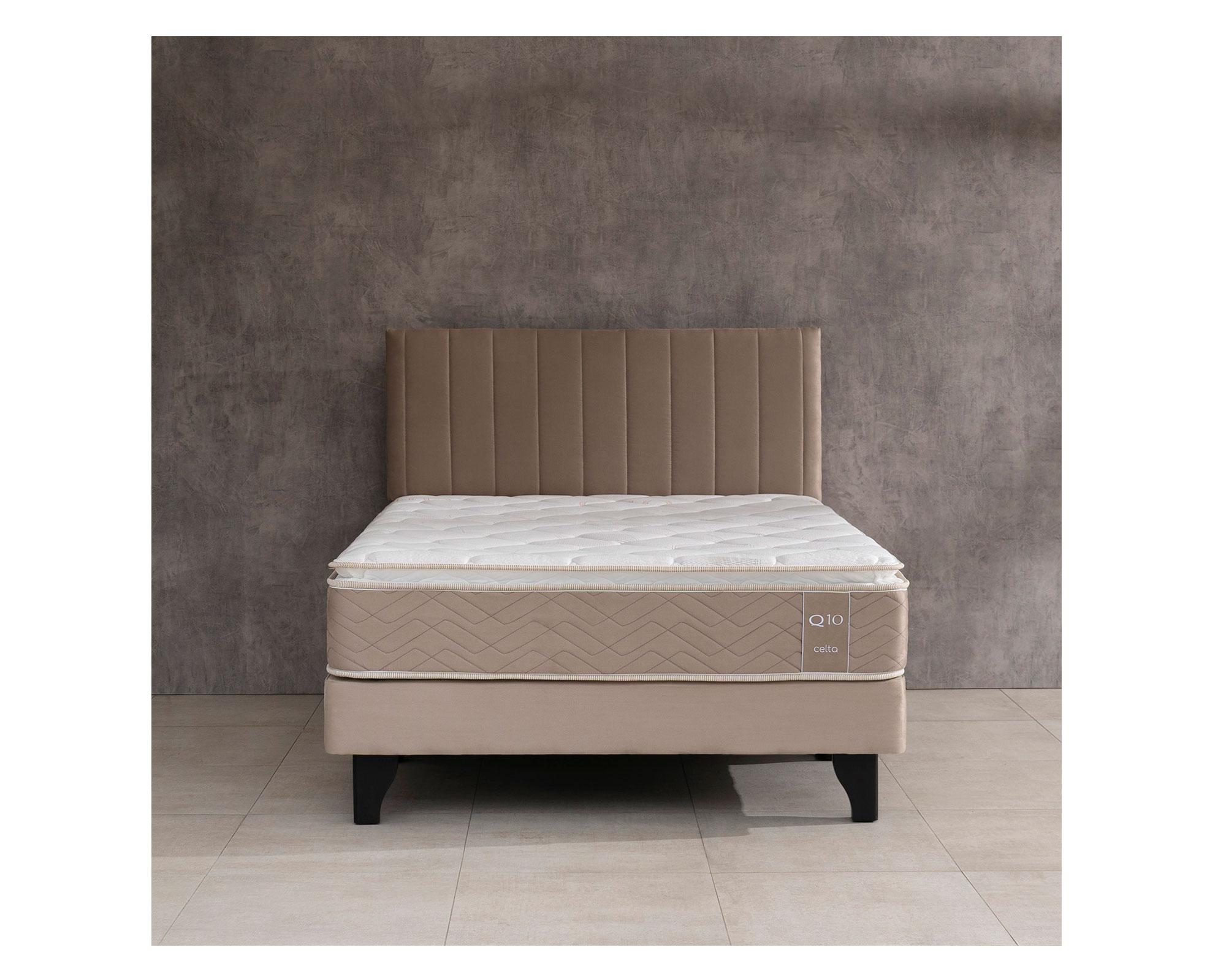 Cama europea 2 plazas x 190 cm Q10 Premium-4