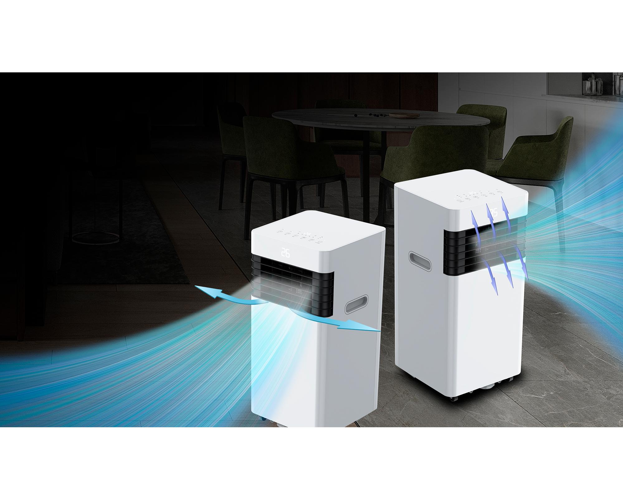 Air acondicionado portátil 8000 BTU Thor PAC 3en1 blanco-2