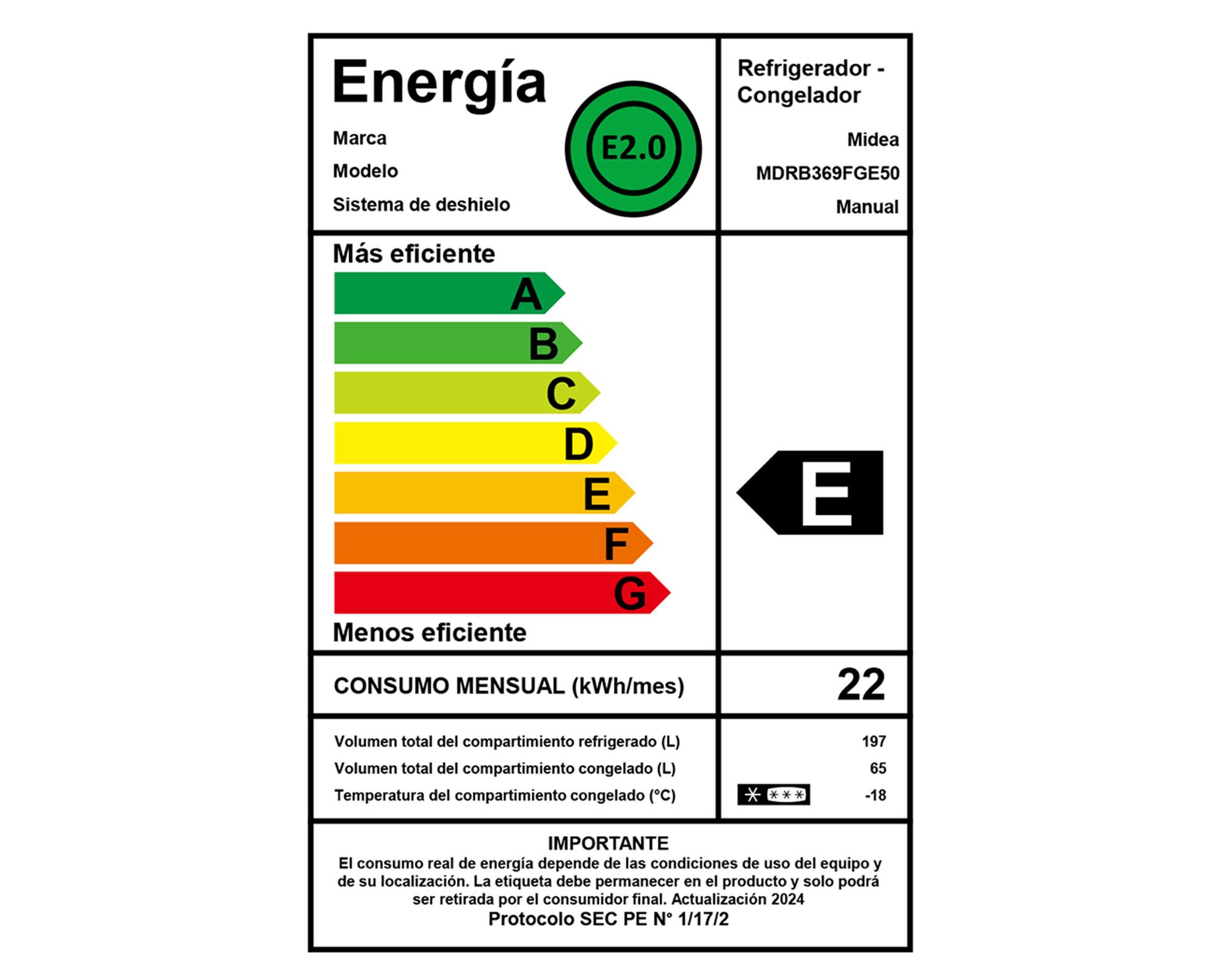 Refrigerador MDRB369FGE50 silver 262 lt-6