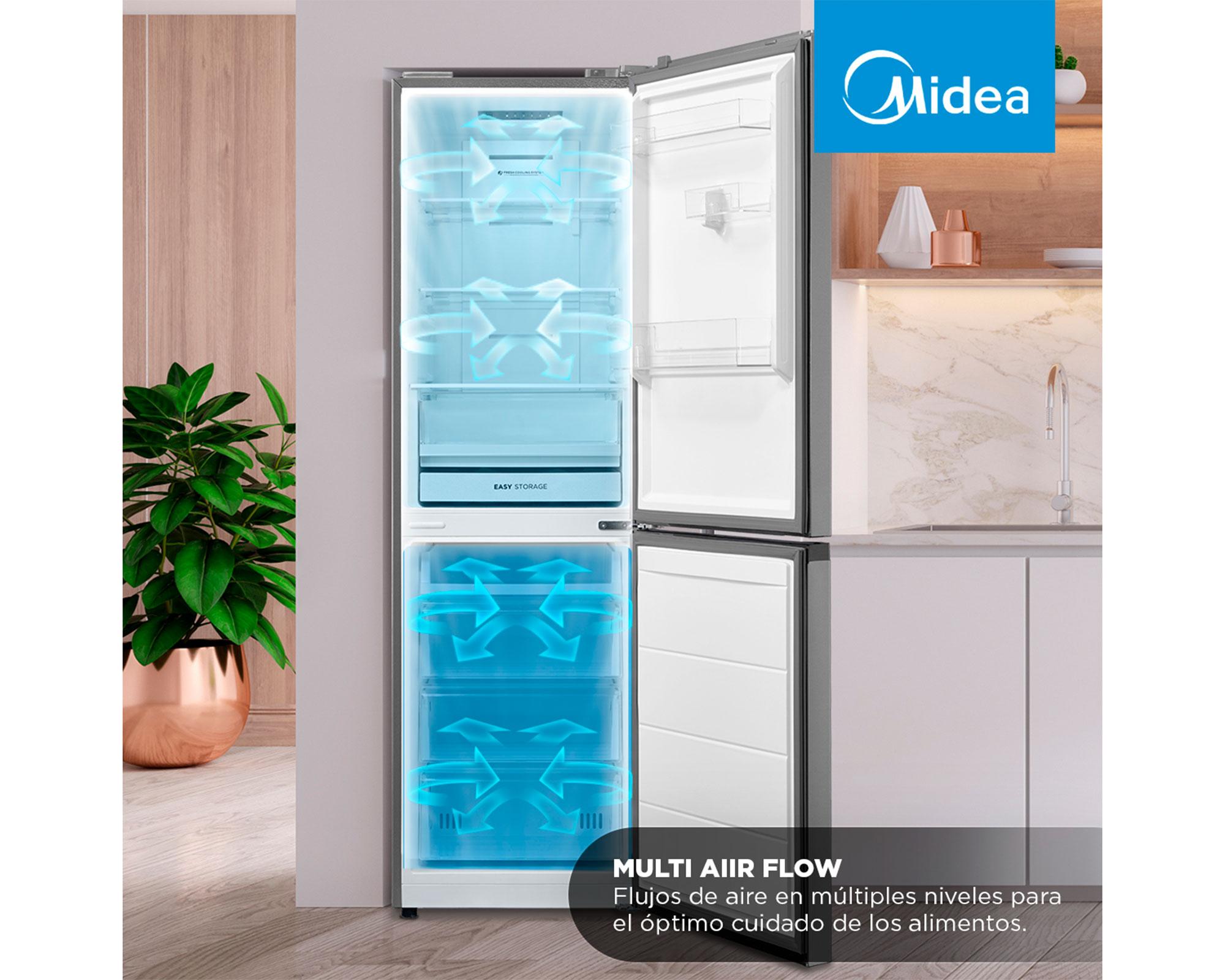 Refrigerador Bottom Freezer no frost 259 litros silver-4