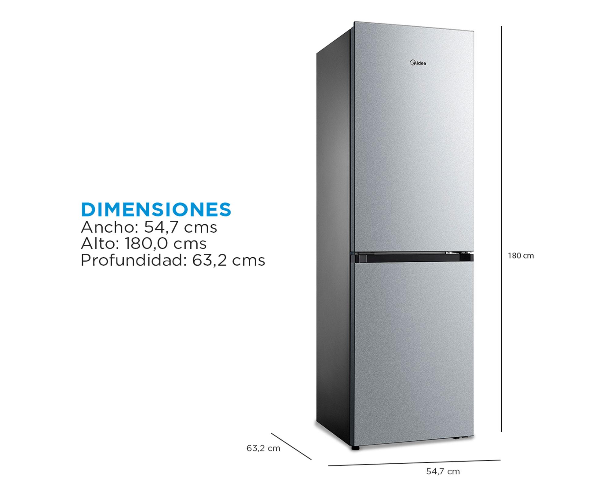 Refrigerador Bottom Freezer no frost 259 litros silver-5