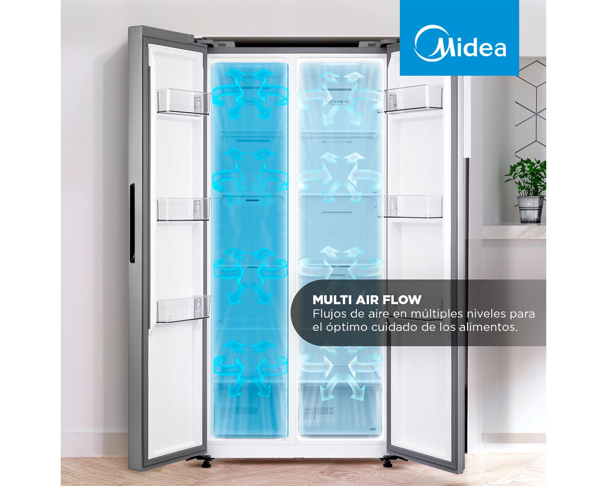 Refrigerador Side by Side no frost 460 litros silver-4